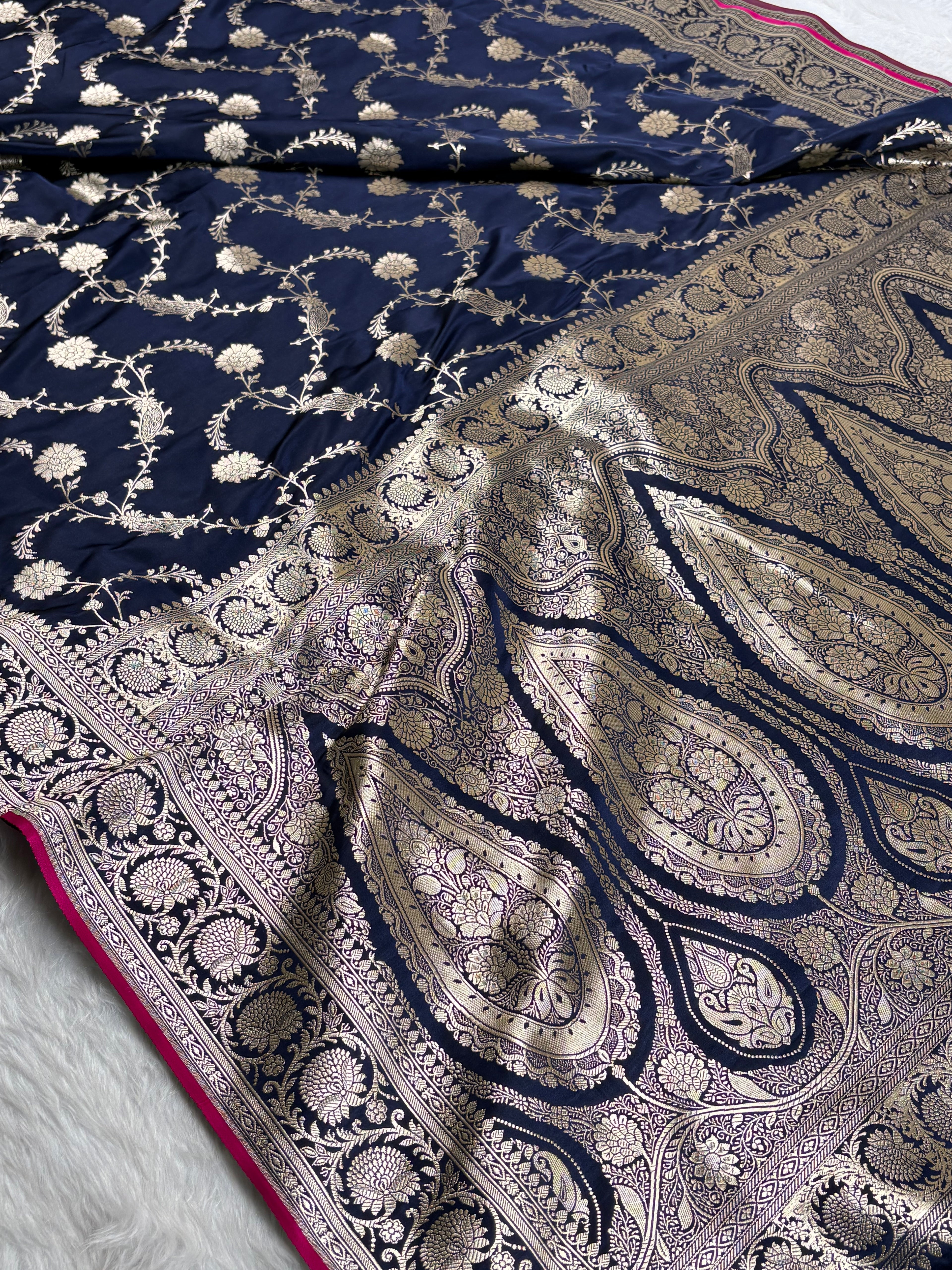 Mashru Katan Banarasi Saree
