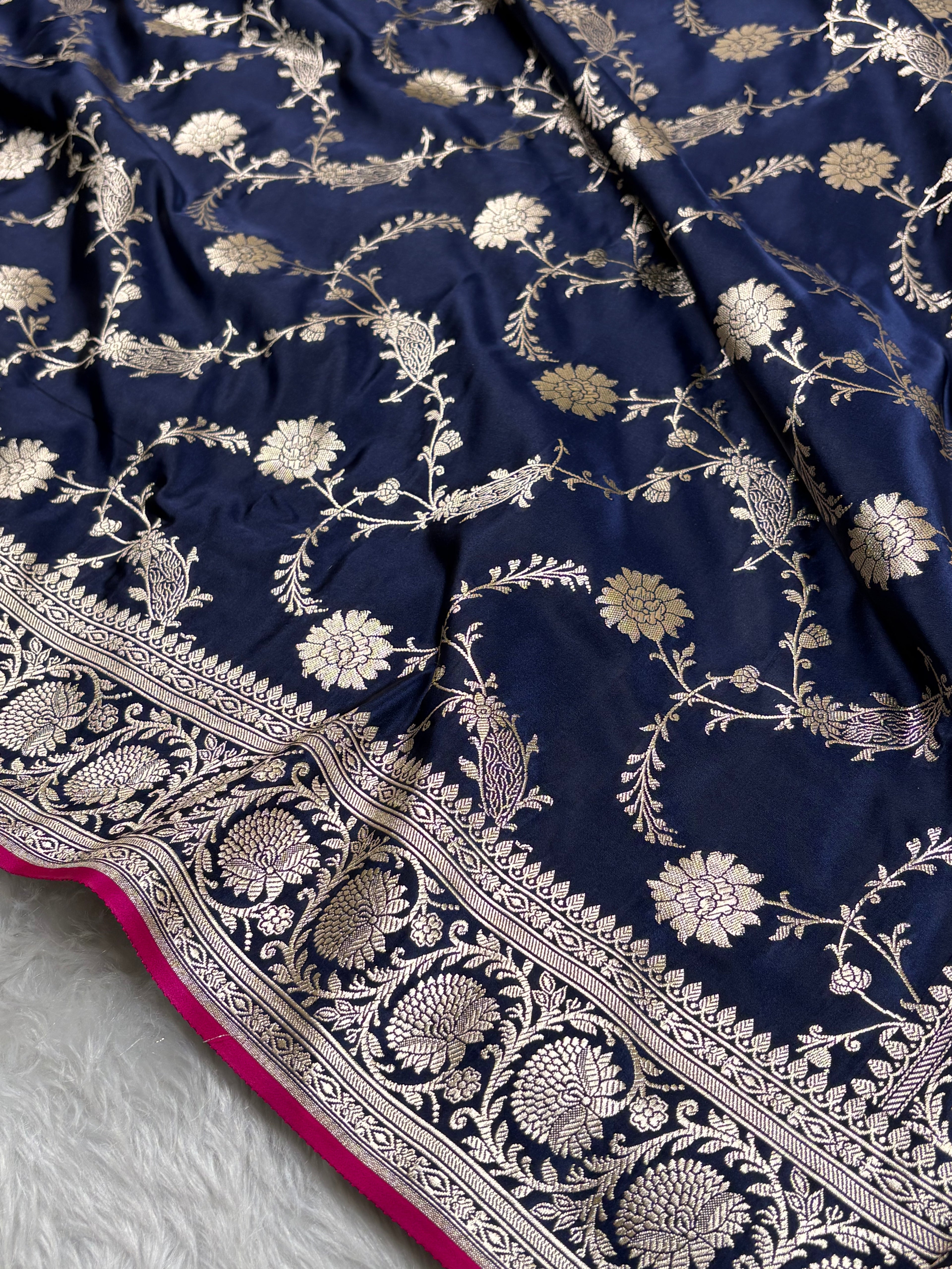 Mashru Katan Banarasi Saree
