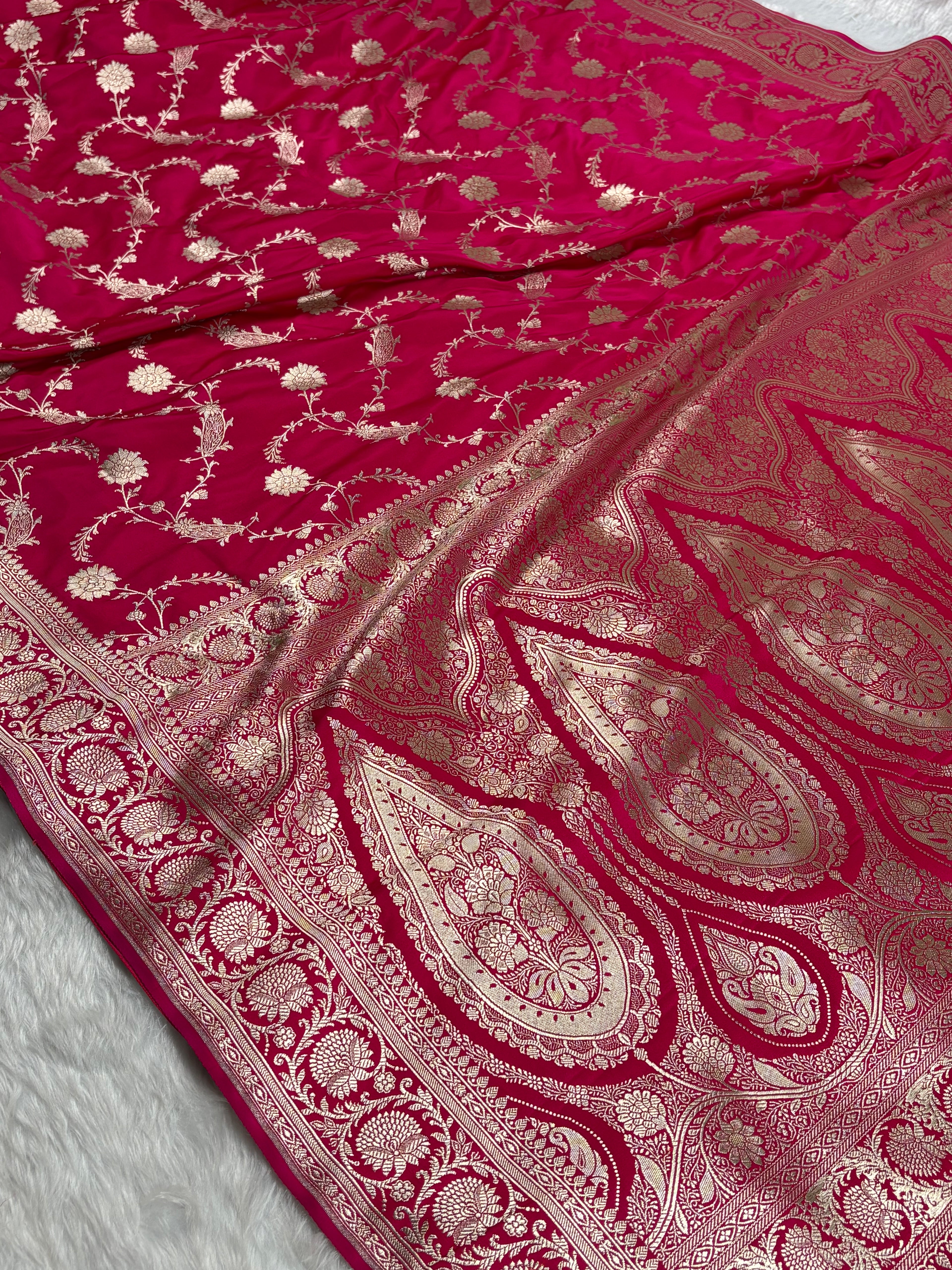 Mashru Katan Banarasi Saree