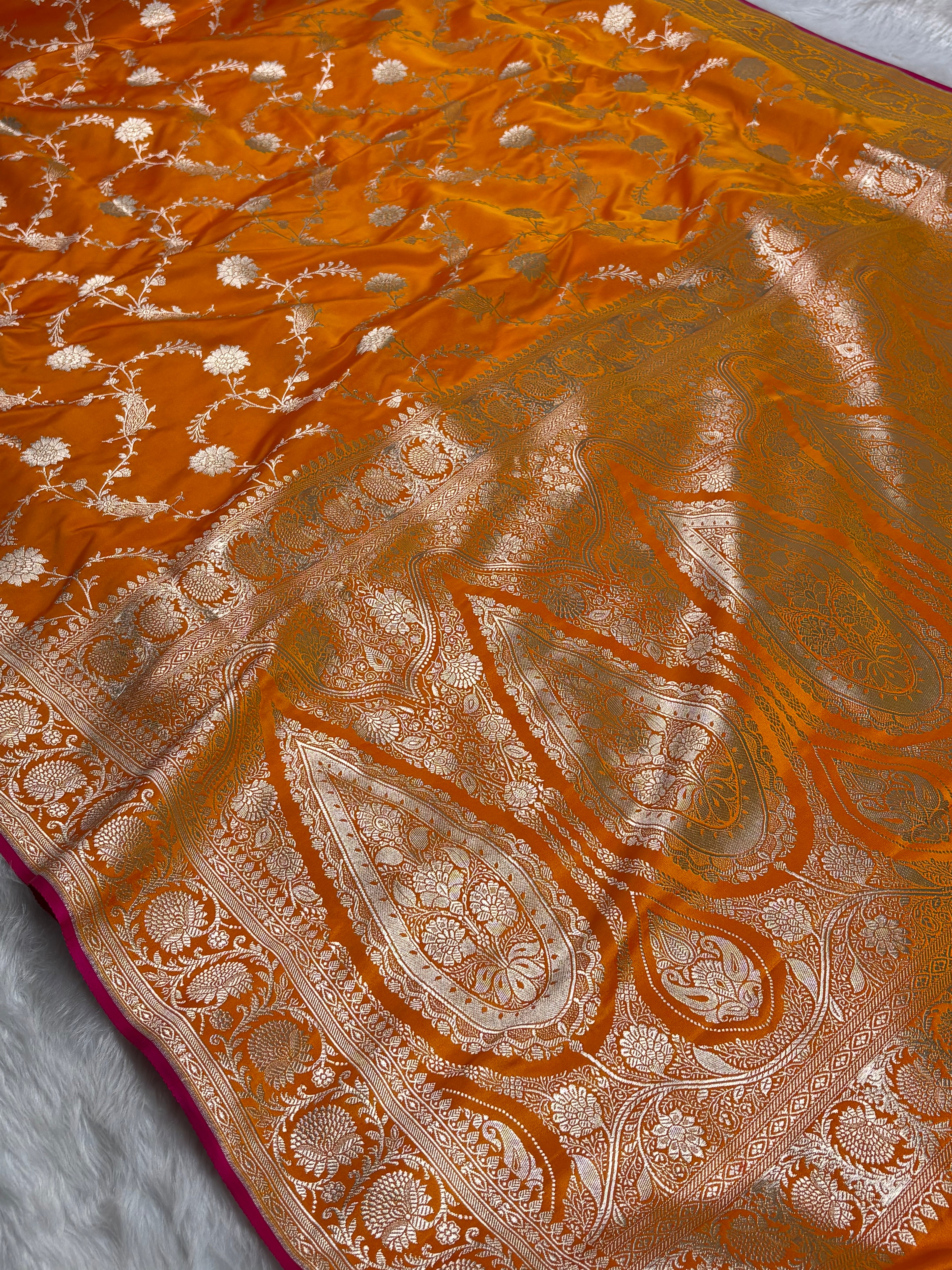 Mashru Katan Banarasi Saree