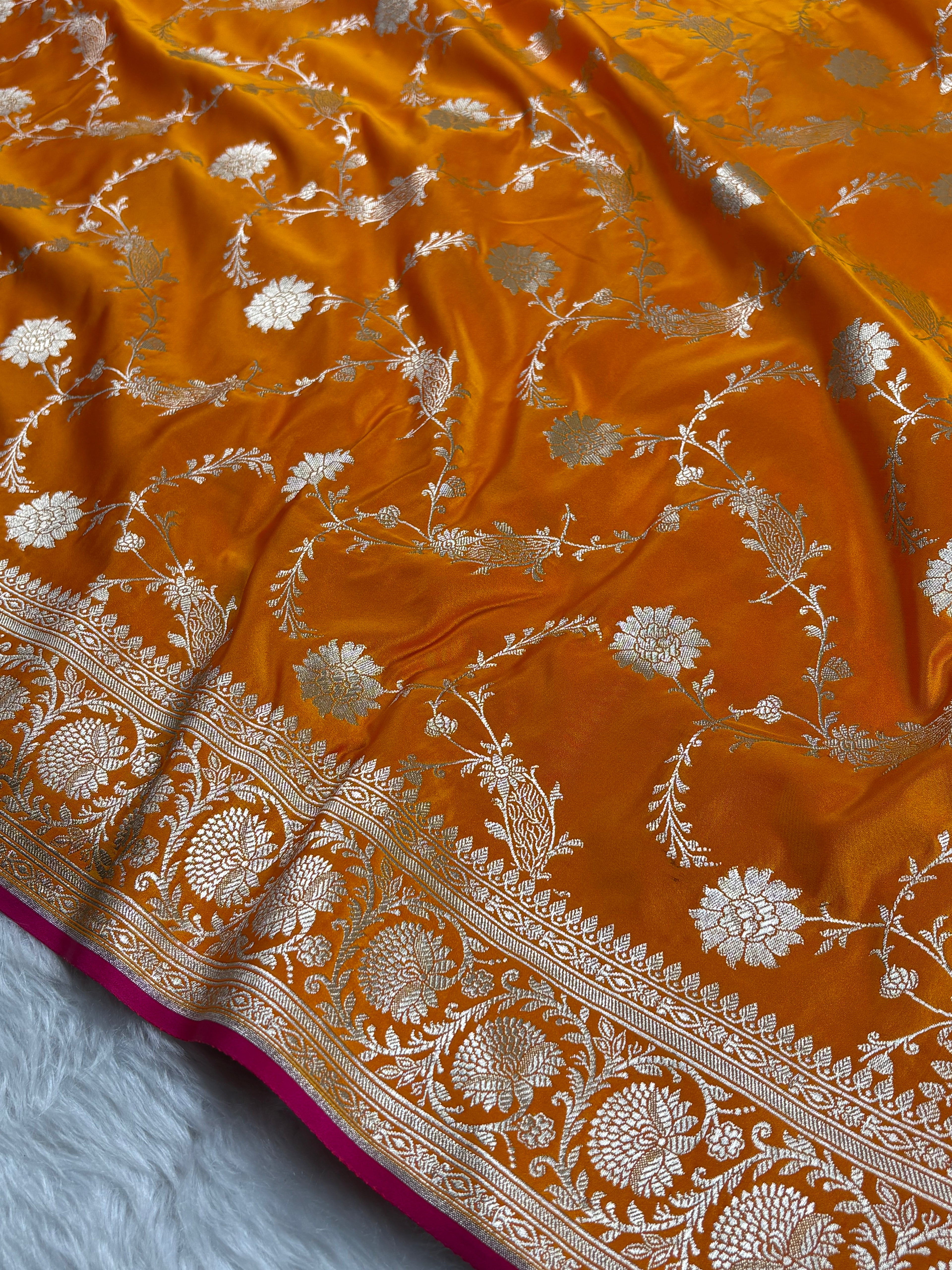 Mashru Katan Banarasi Saree