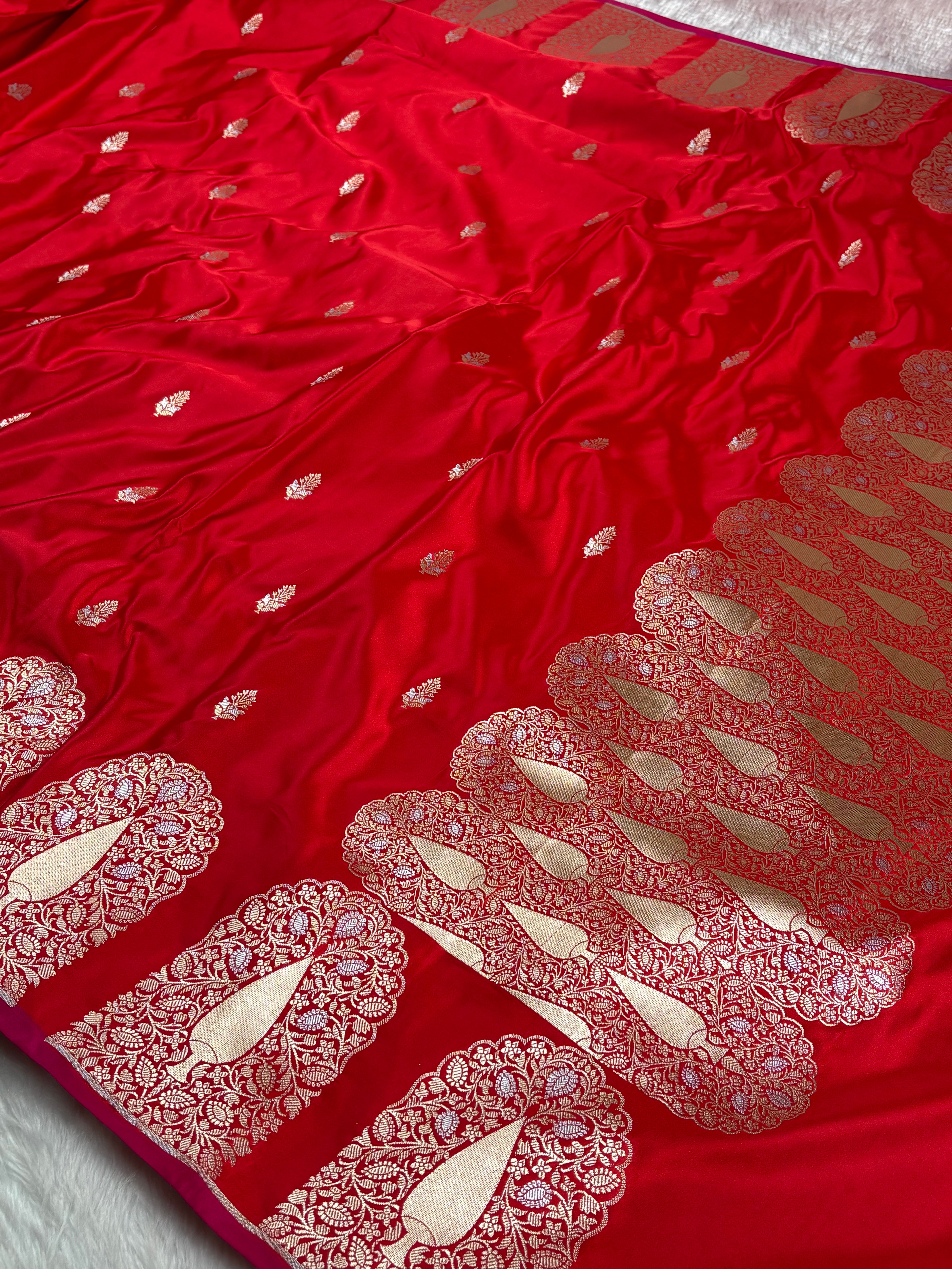 Premium Mashru Katan Banarasi Saree