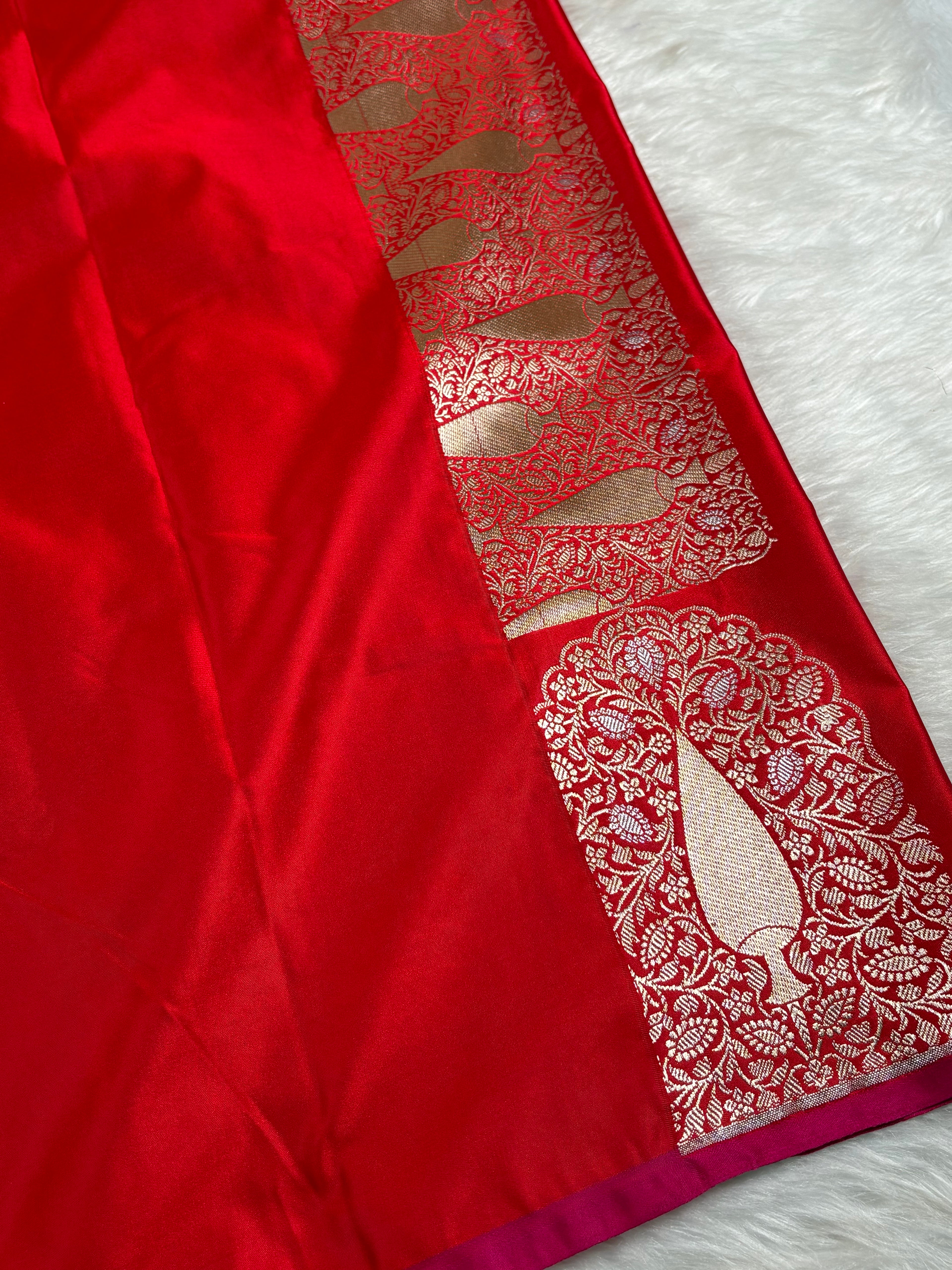 Premium Mashru Katan Banarasi Saree
