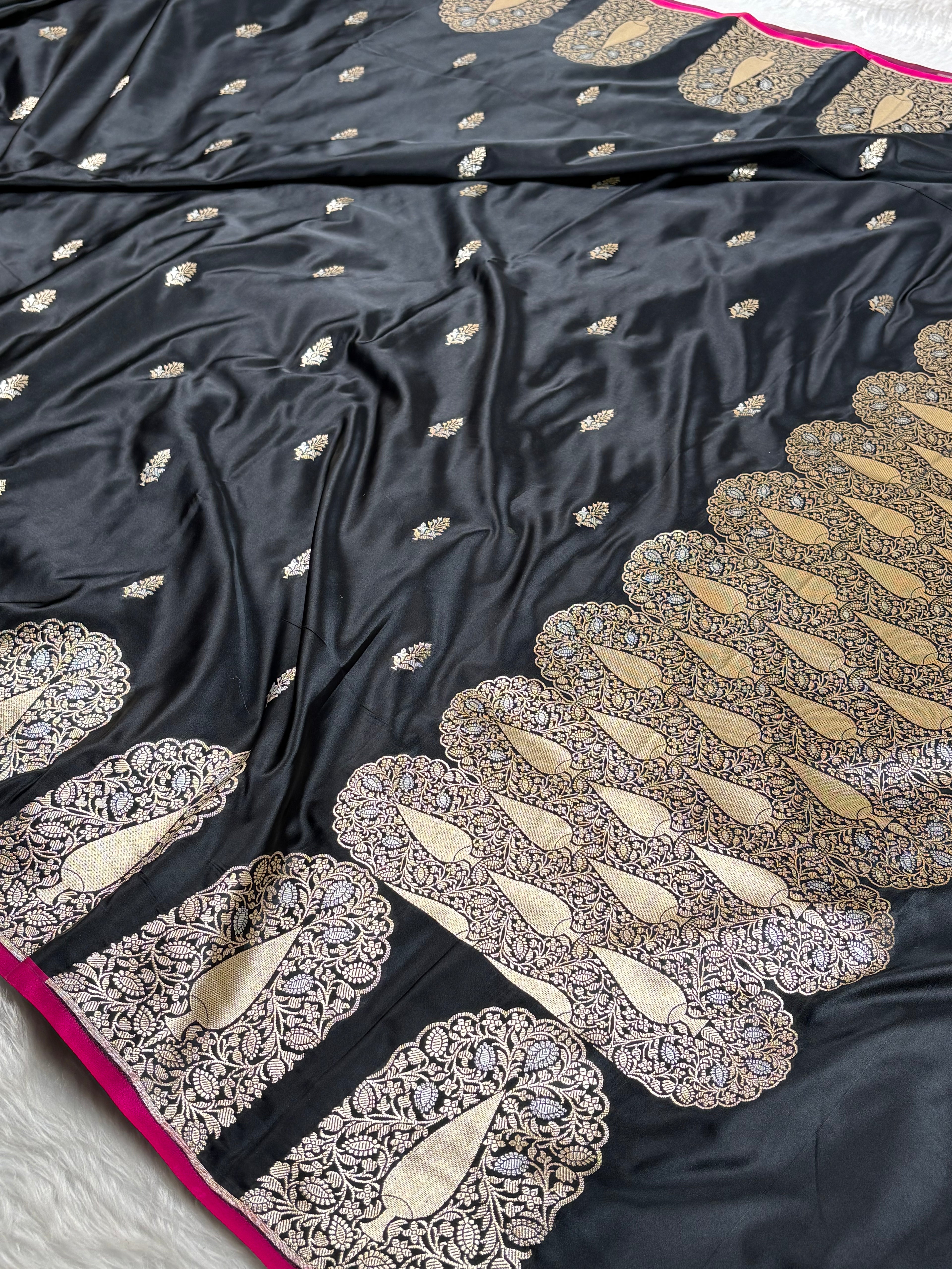 Premium Mashru Katan Banarasi Saree