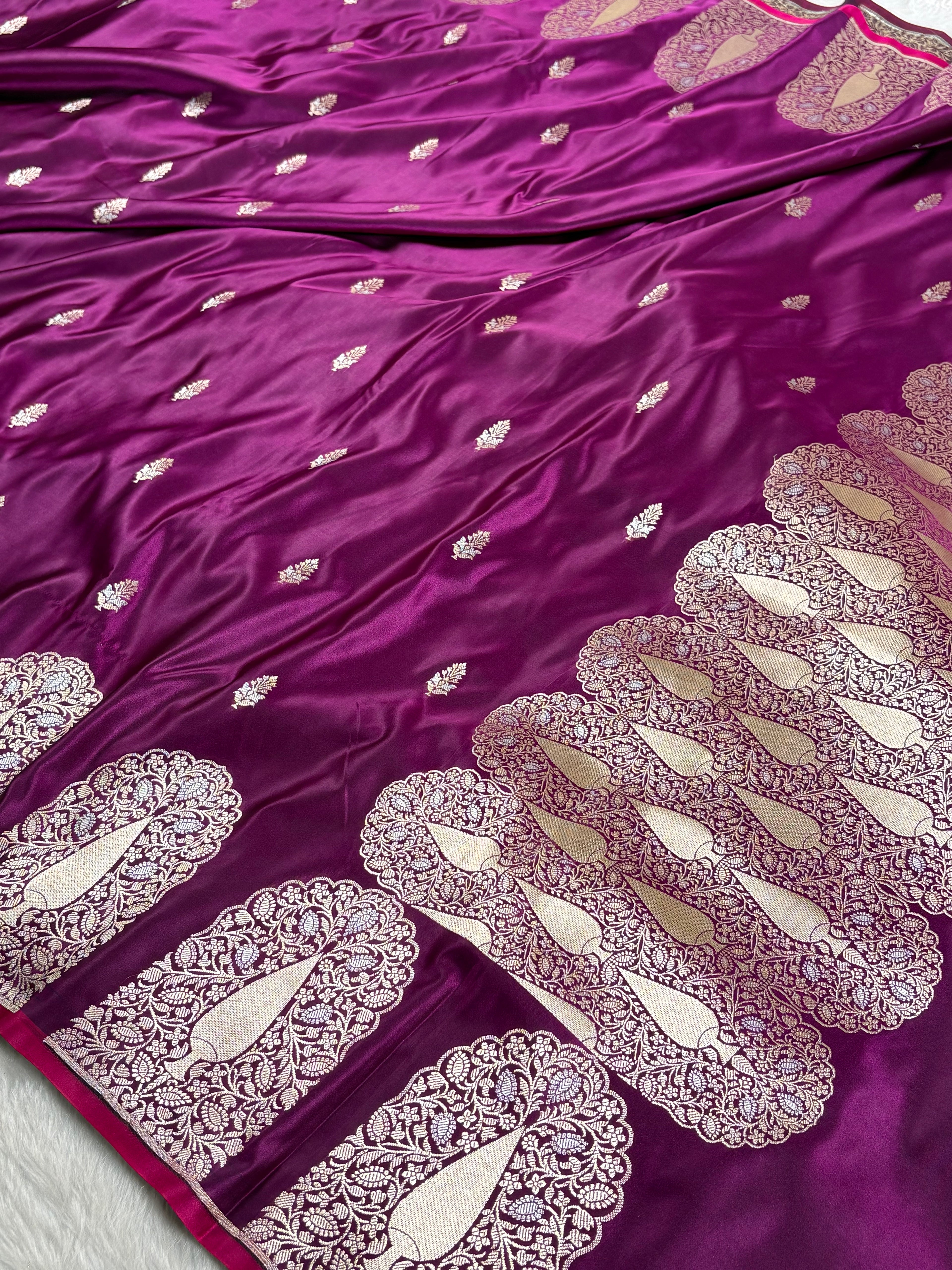 Premium Mashru Katan Banarasi Saree