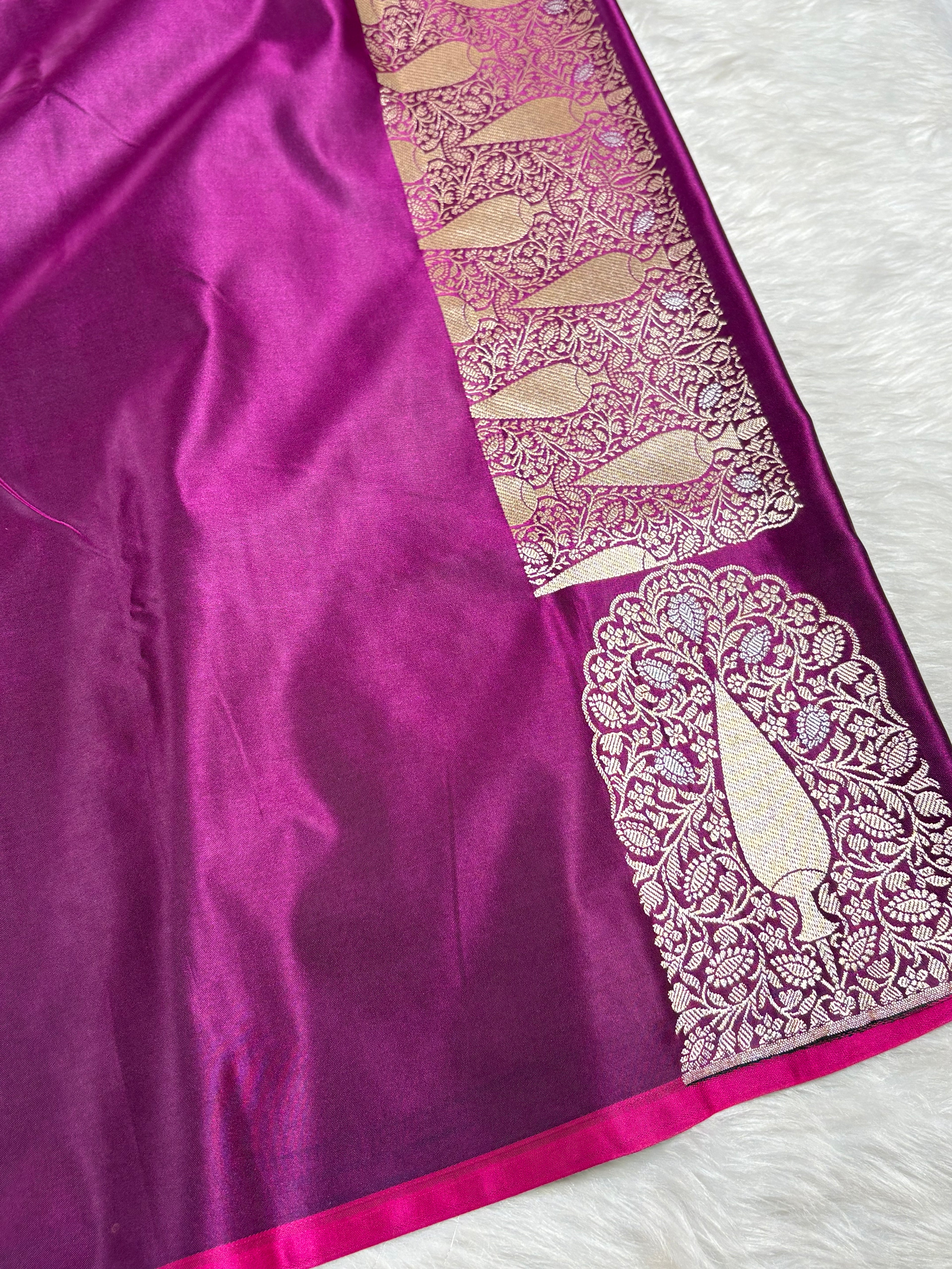 Premium Mashru Katan Banarasi Saree