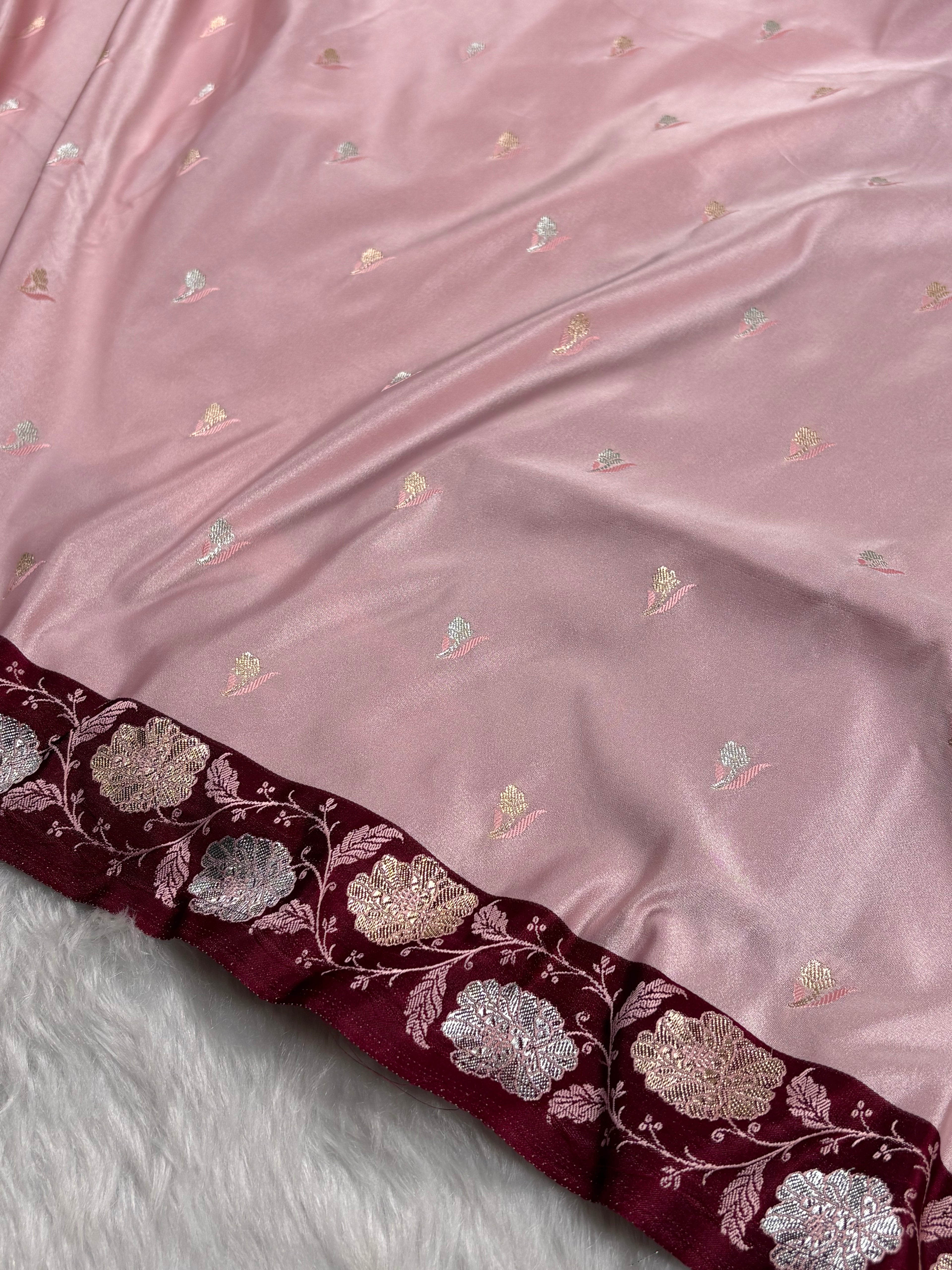 Premium Mashru Katan Banarasi Saree