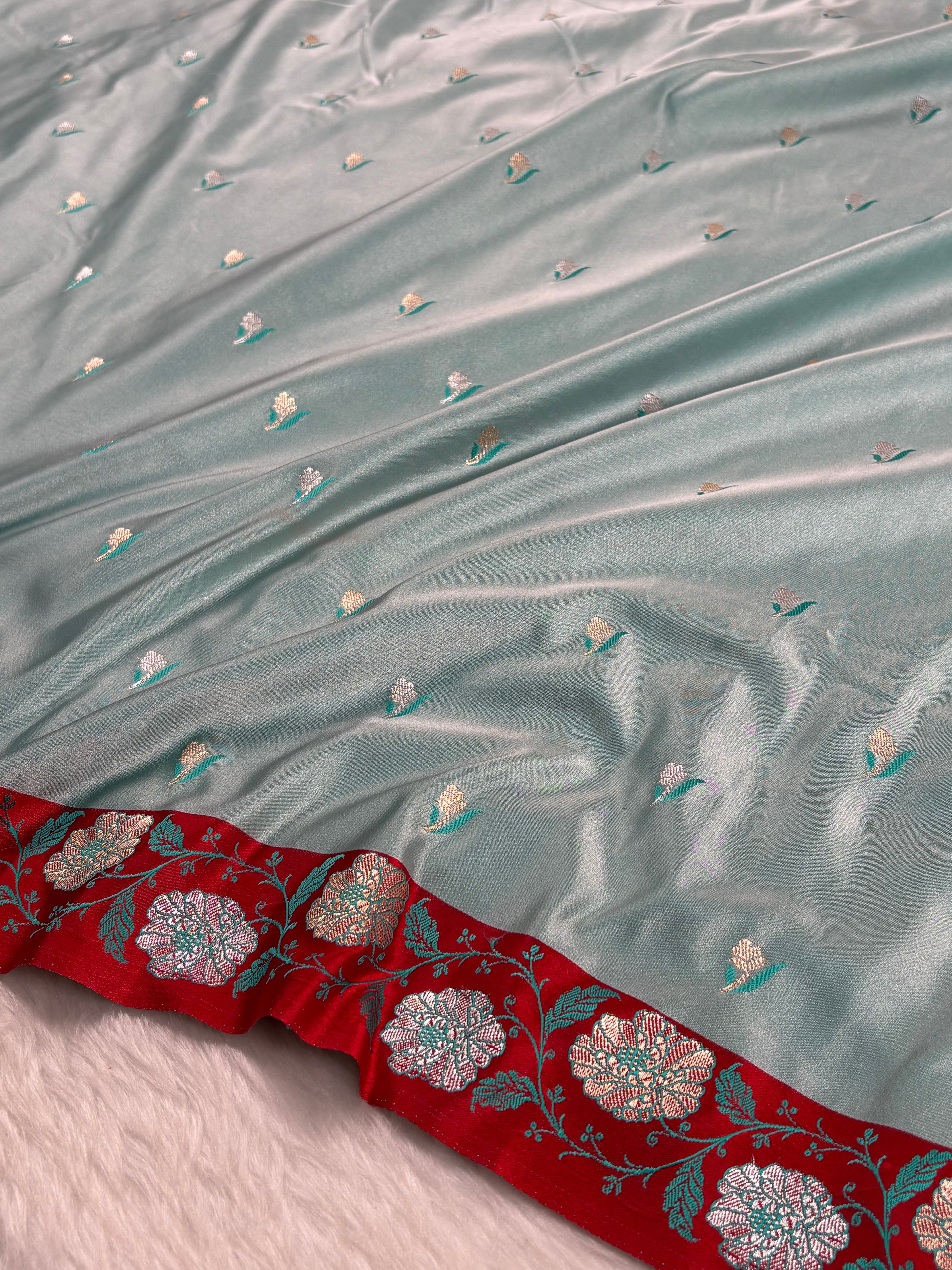 Premium Mashru Katan Banarasi Saree
