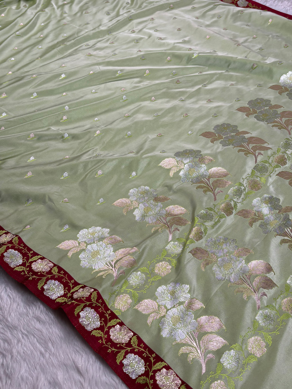 Premium Mashru Katan Banarasi Saree