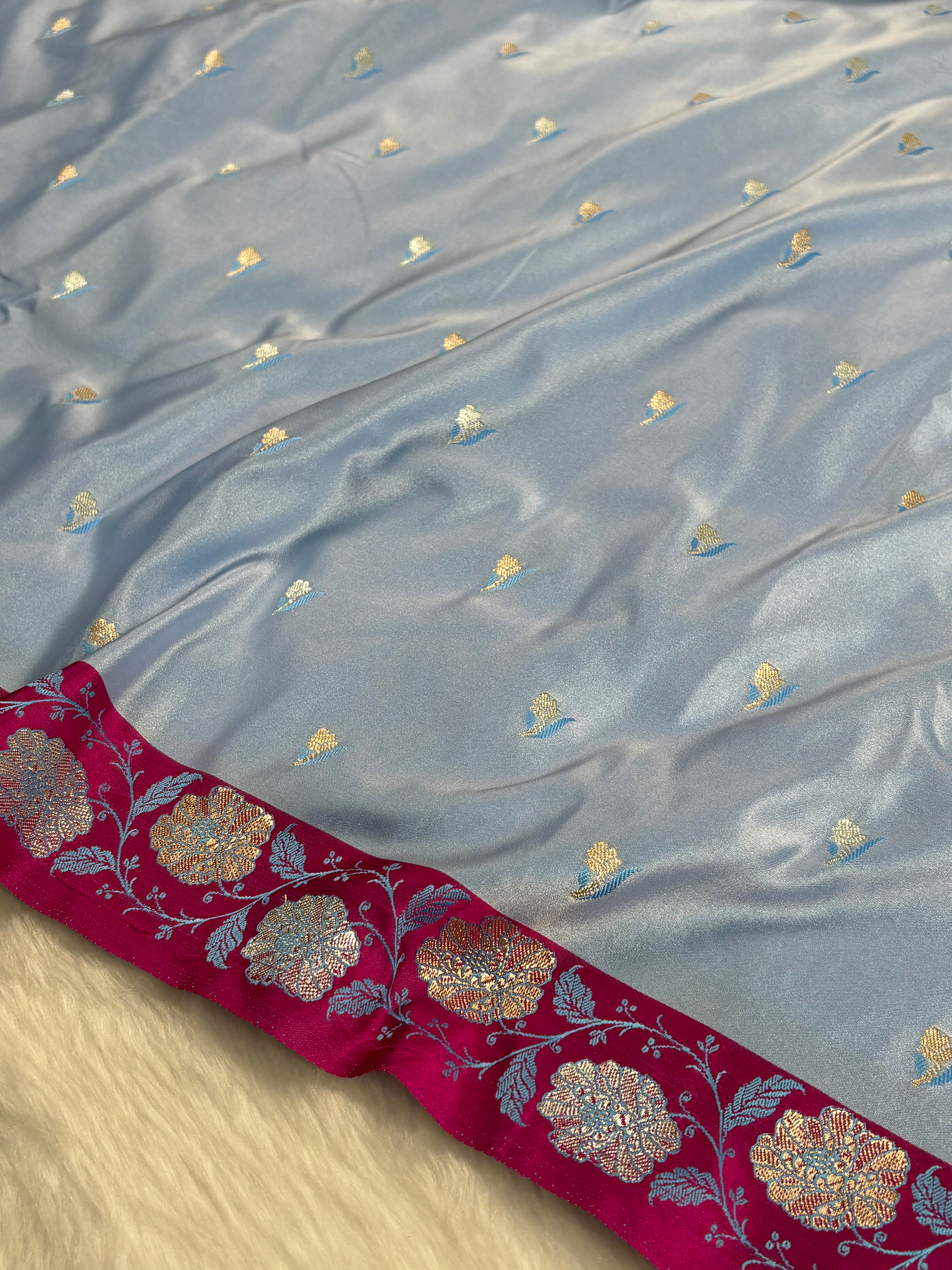Premium Mashru Katan Banarasi Saree