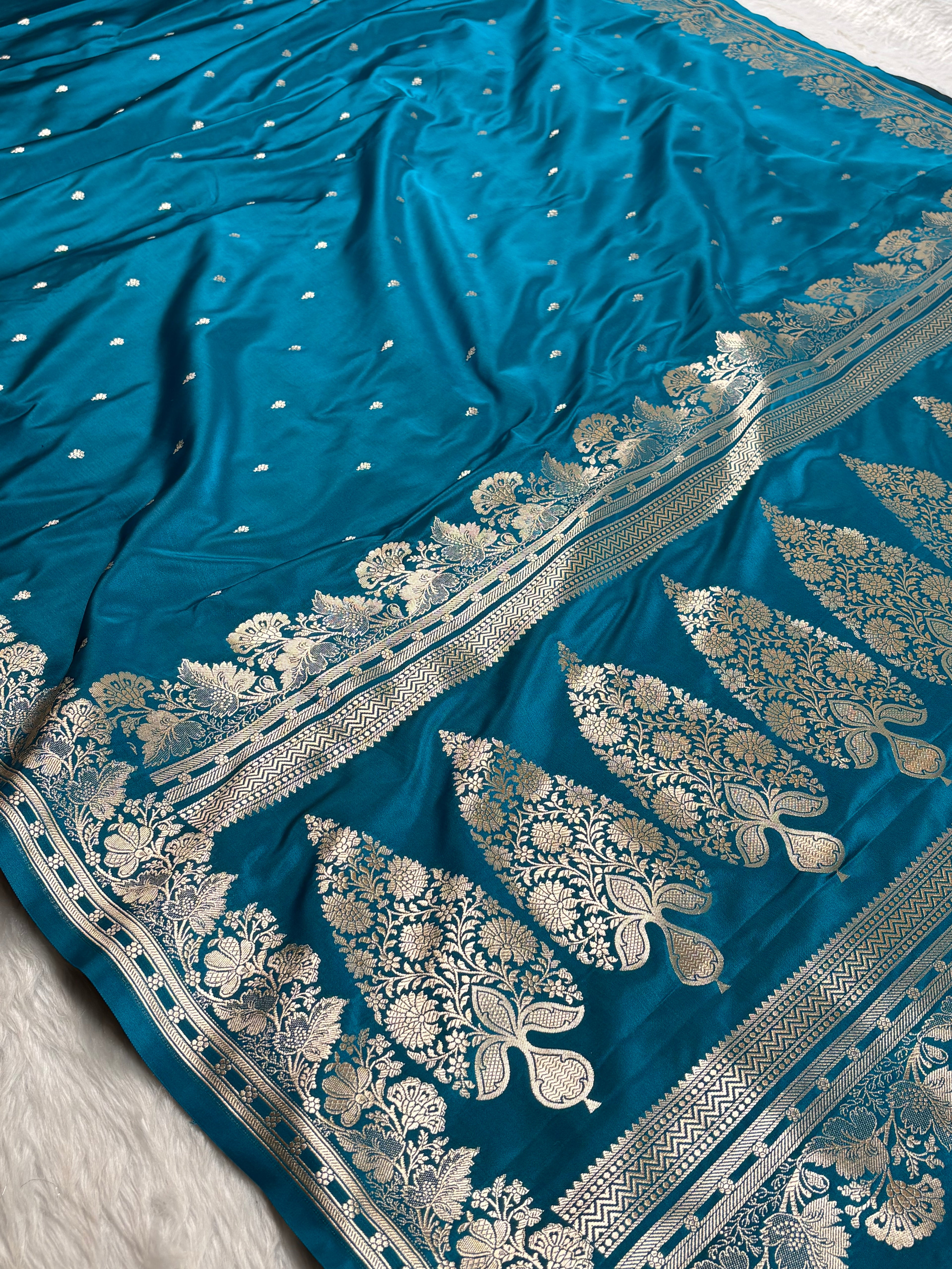 Mashru Katan Banarasi Saree
