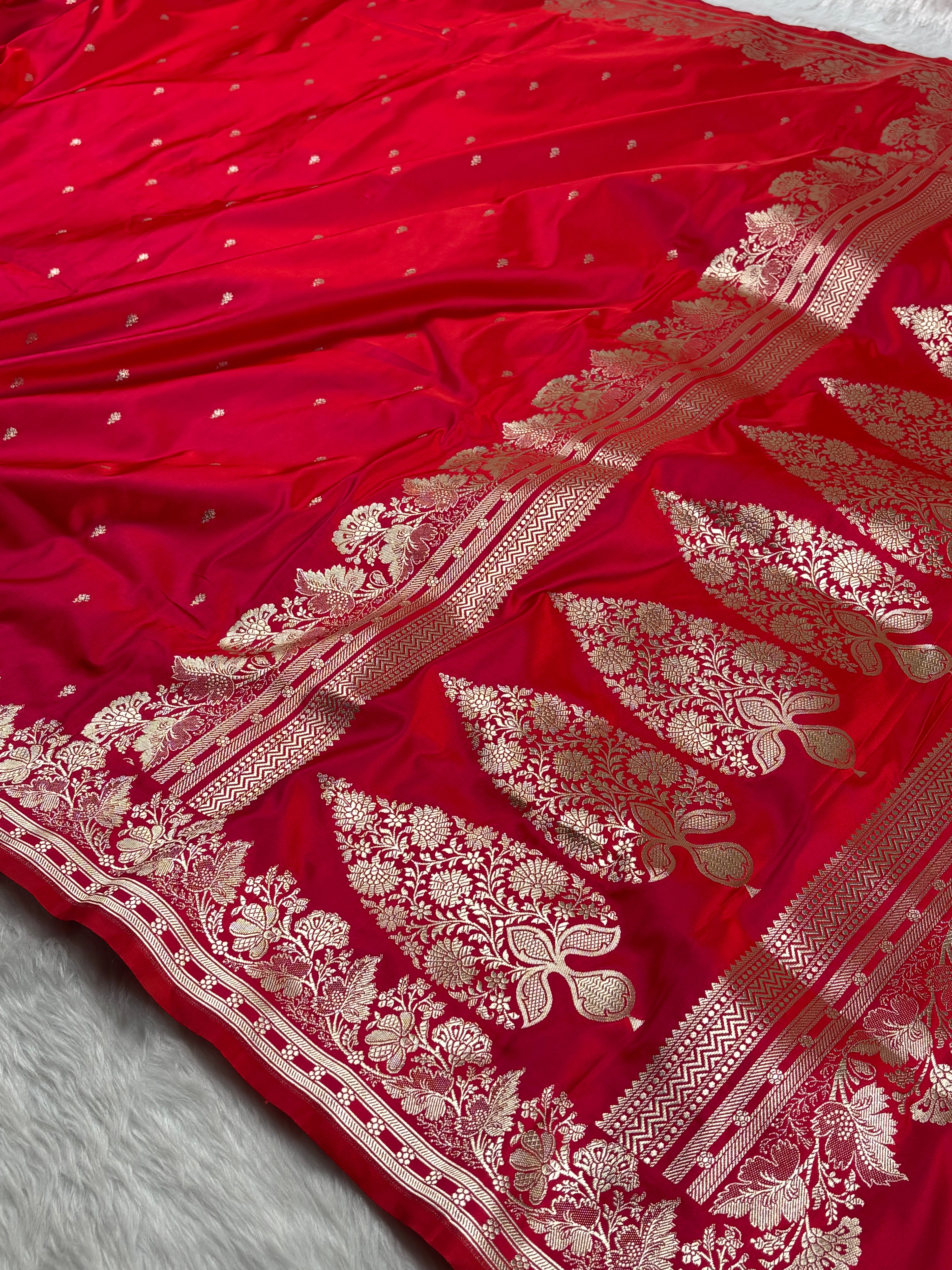 Mashru Katan Banarasi Saree