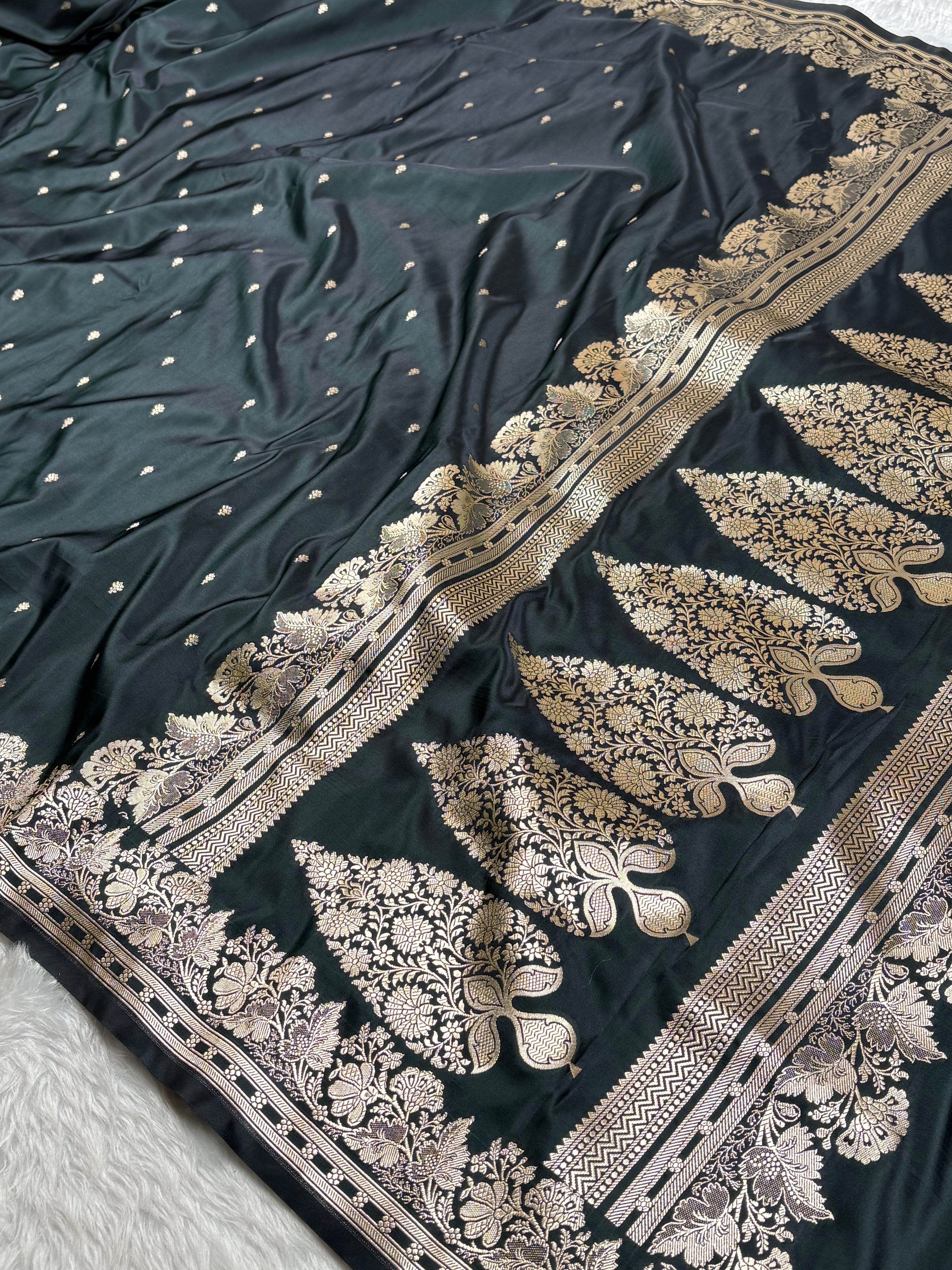 Mashru Katan Banarasi Saree