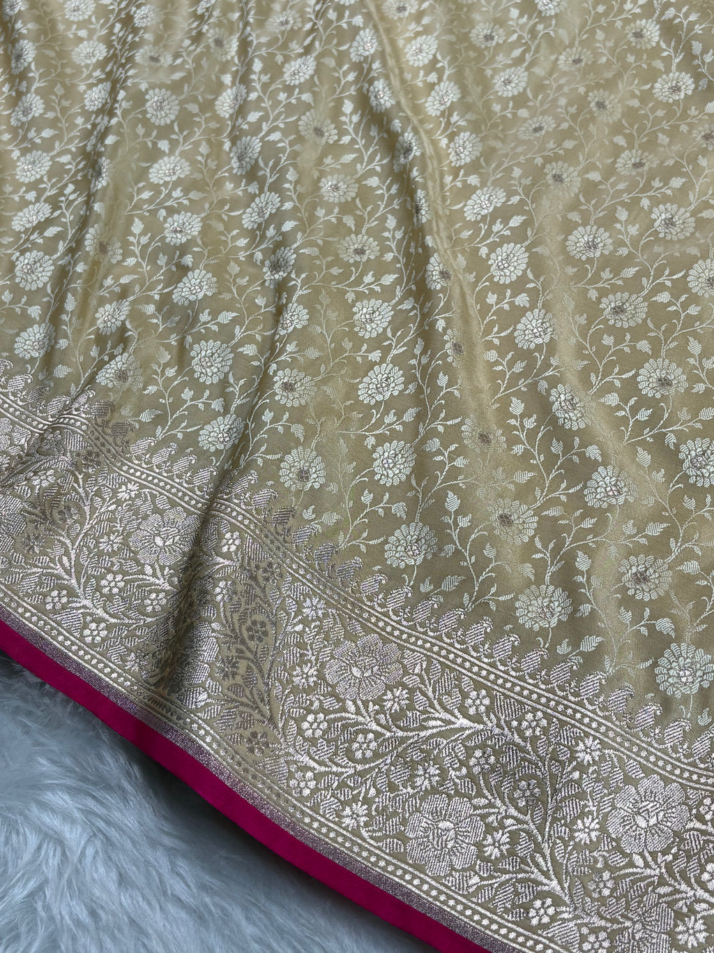 Mashru Katan Banarasi Saree
