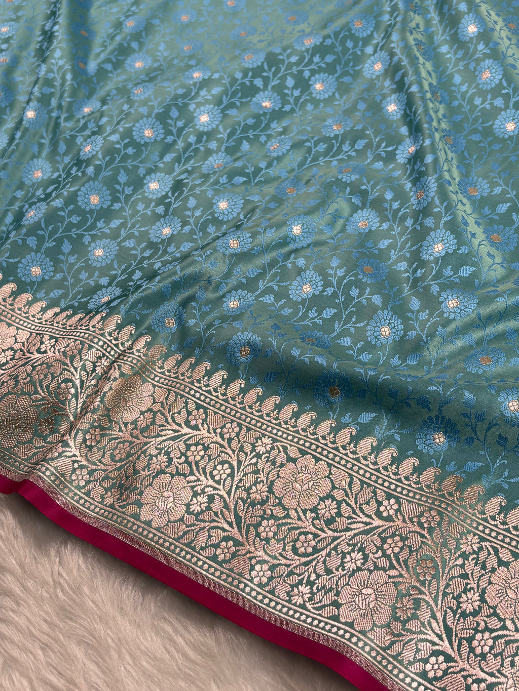 Mashru Katan Banarasi Saree