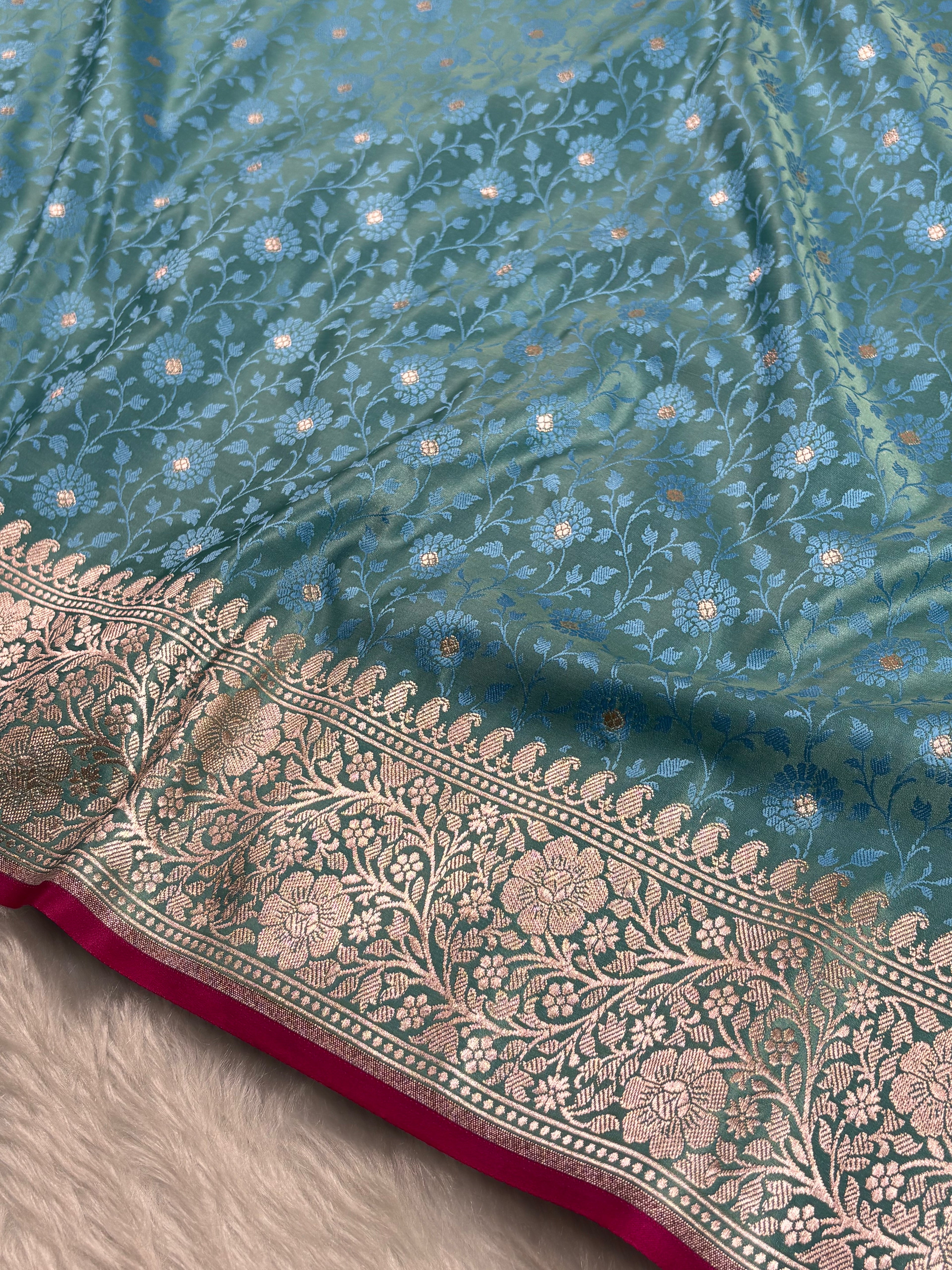 Mashru Katan Banarasi Saree