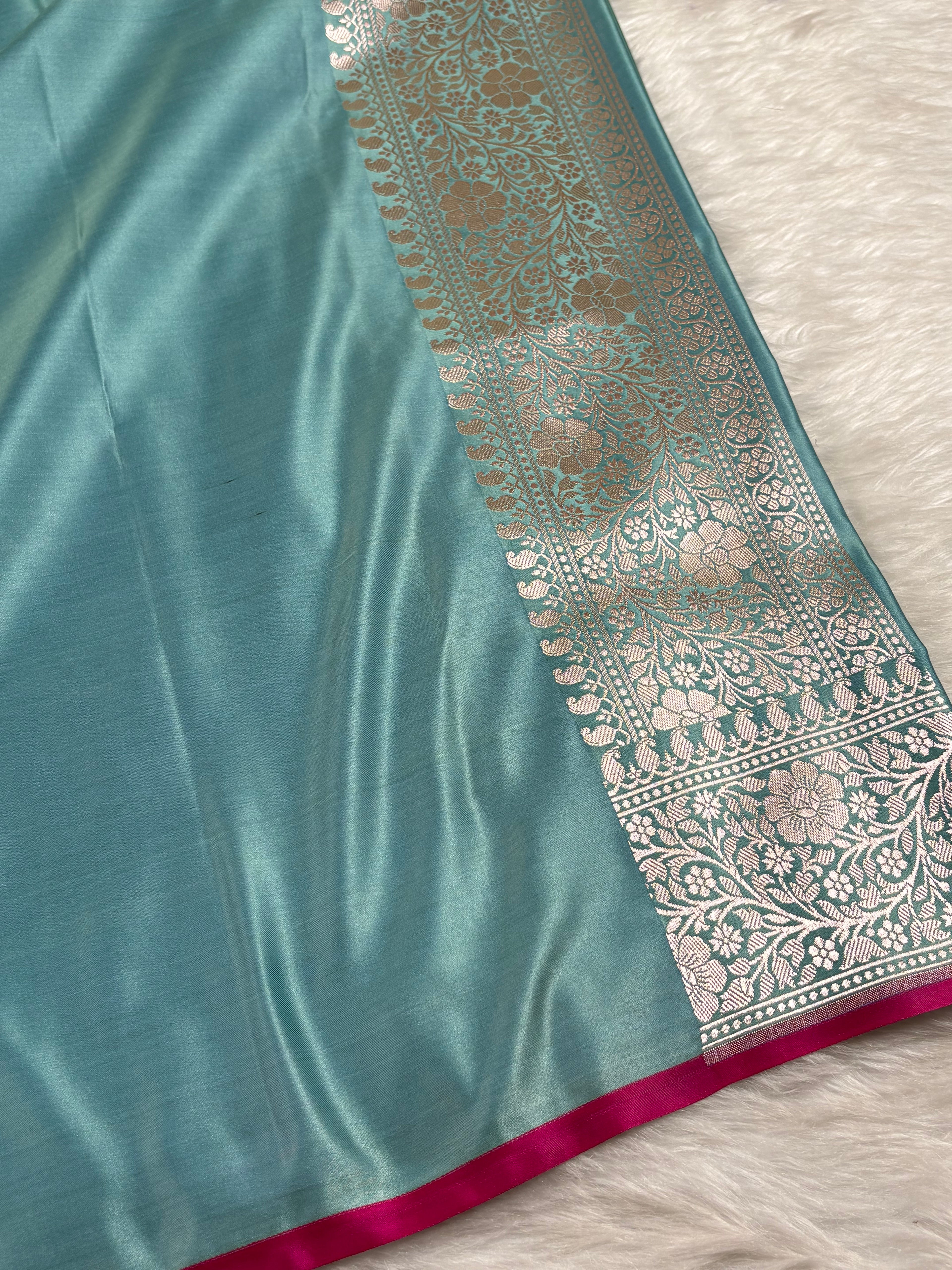 Mashru Katan Banarasi Saree