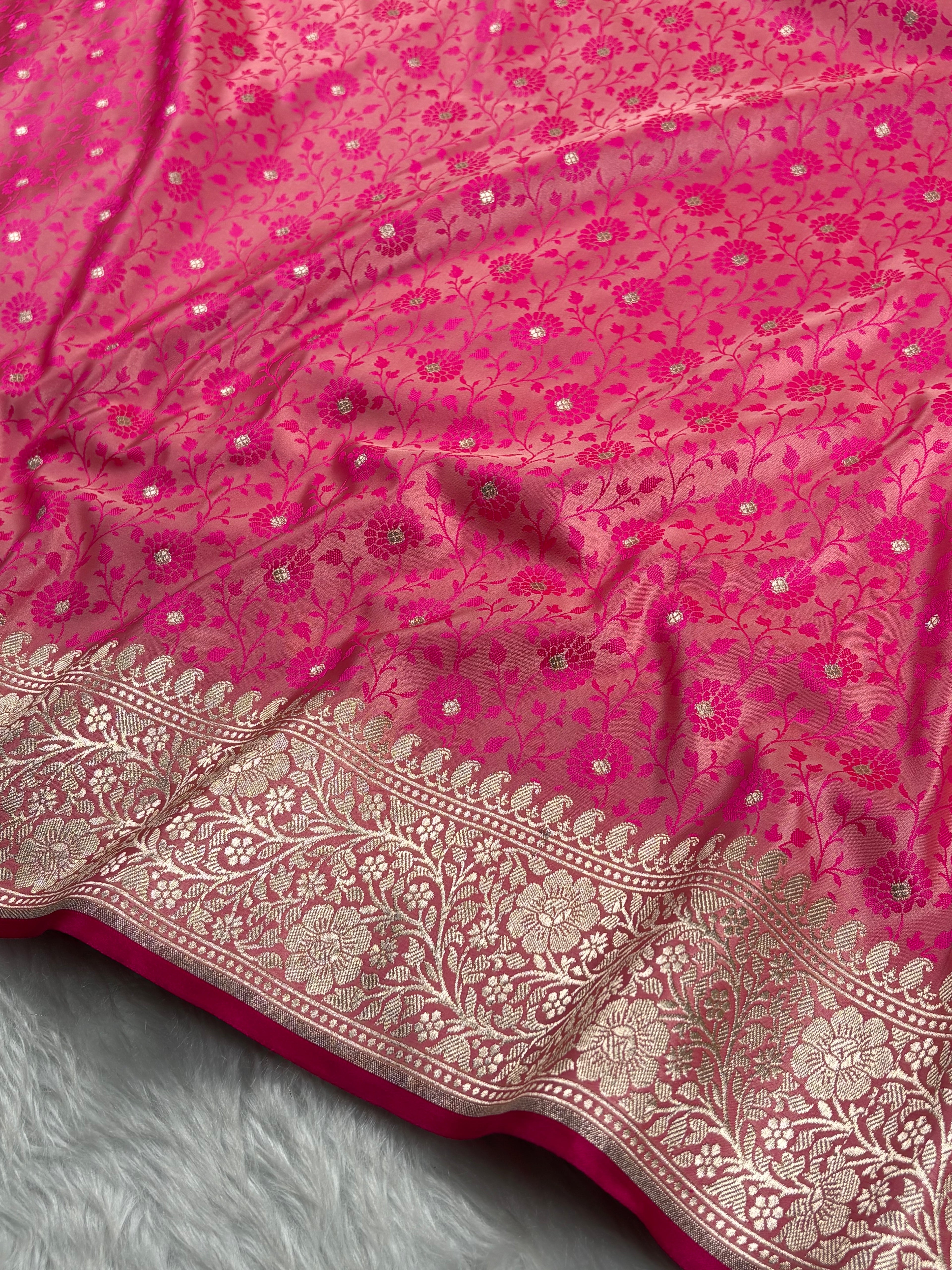Mashru Katan Banarasi Saree
