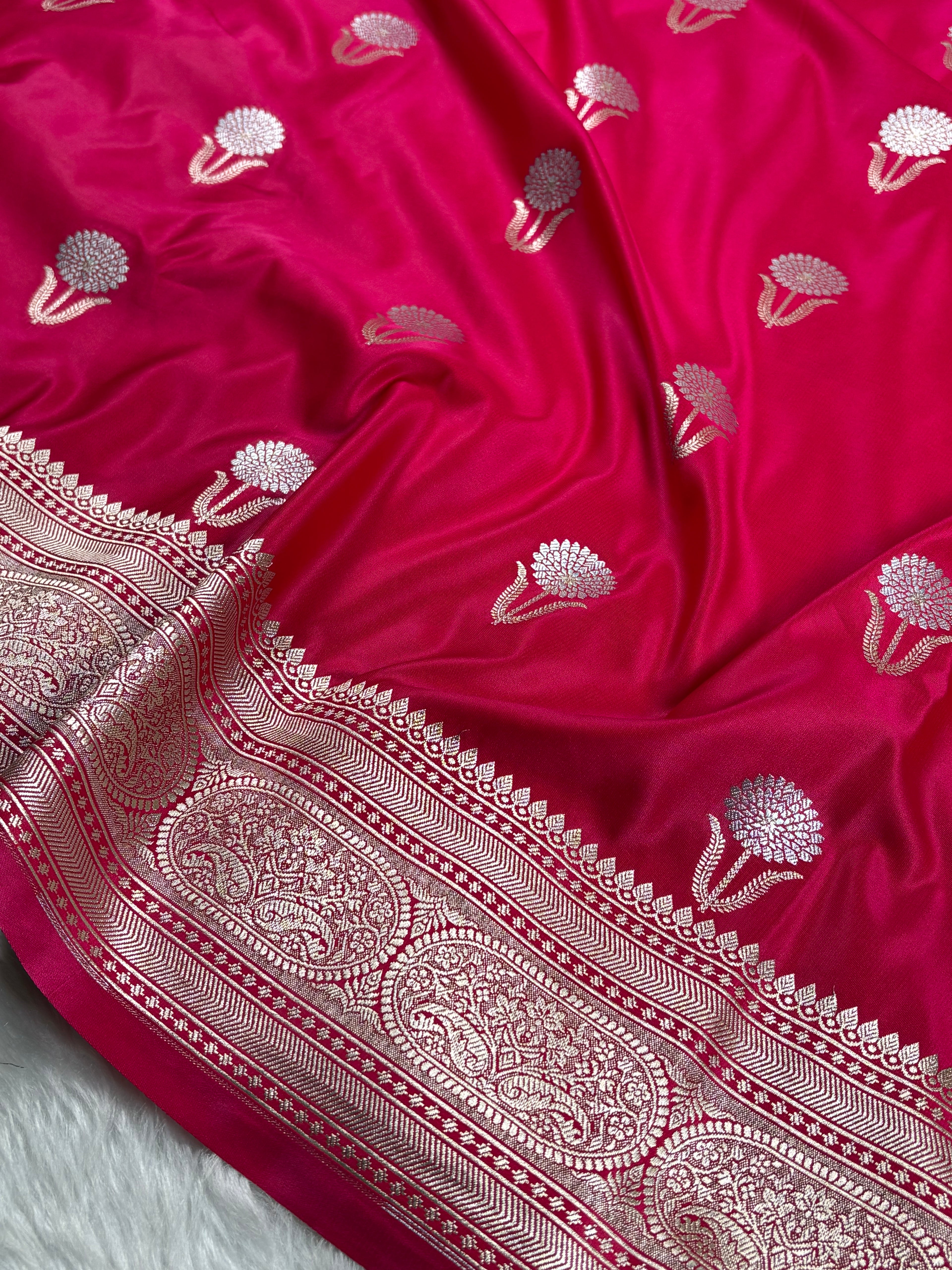 Premium Mashru Katan Banarasi Saree
