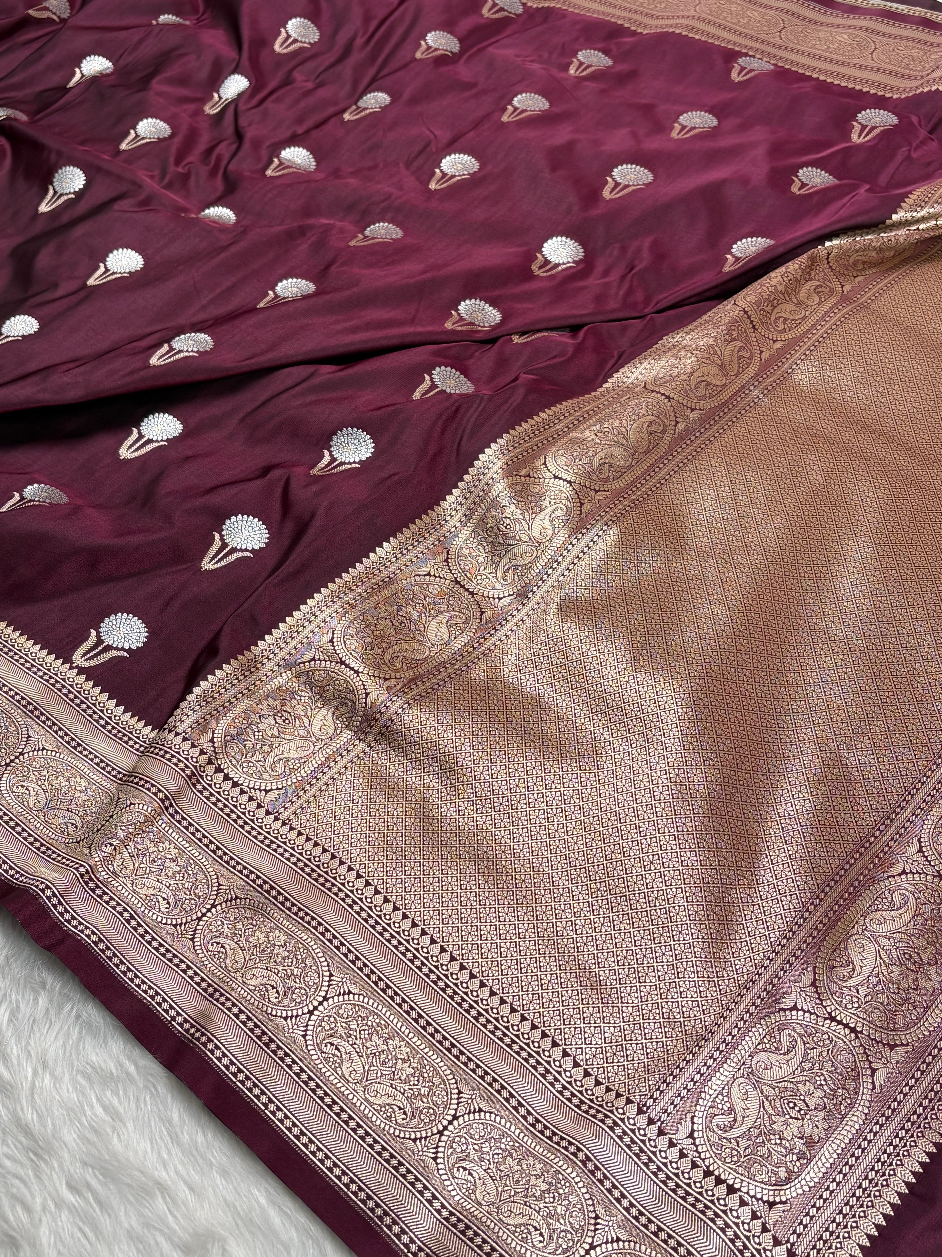 Premium Mashru Katan Banarasi Saree