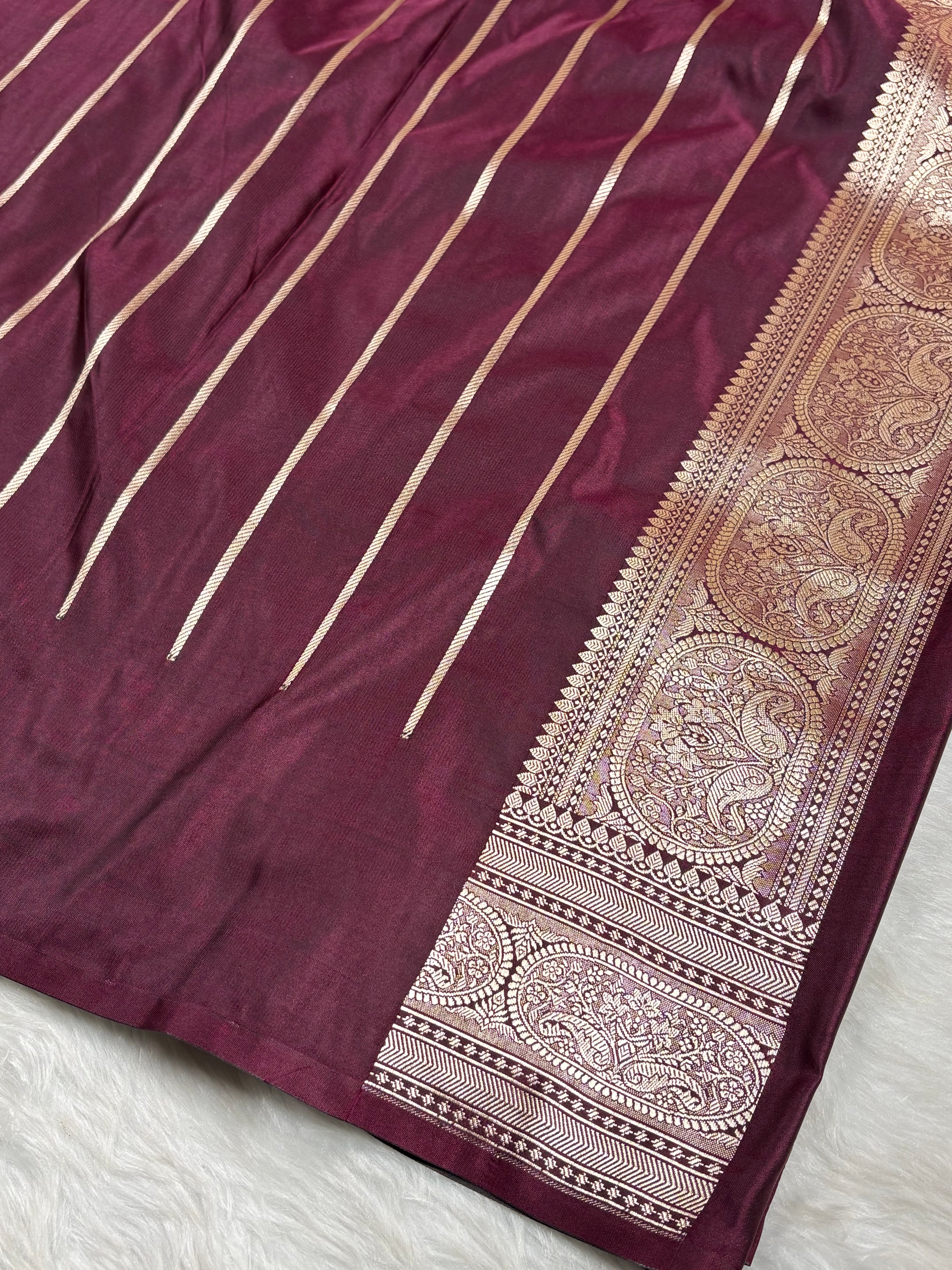 Premium Mashru Katan Banarasi Saree