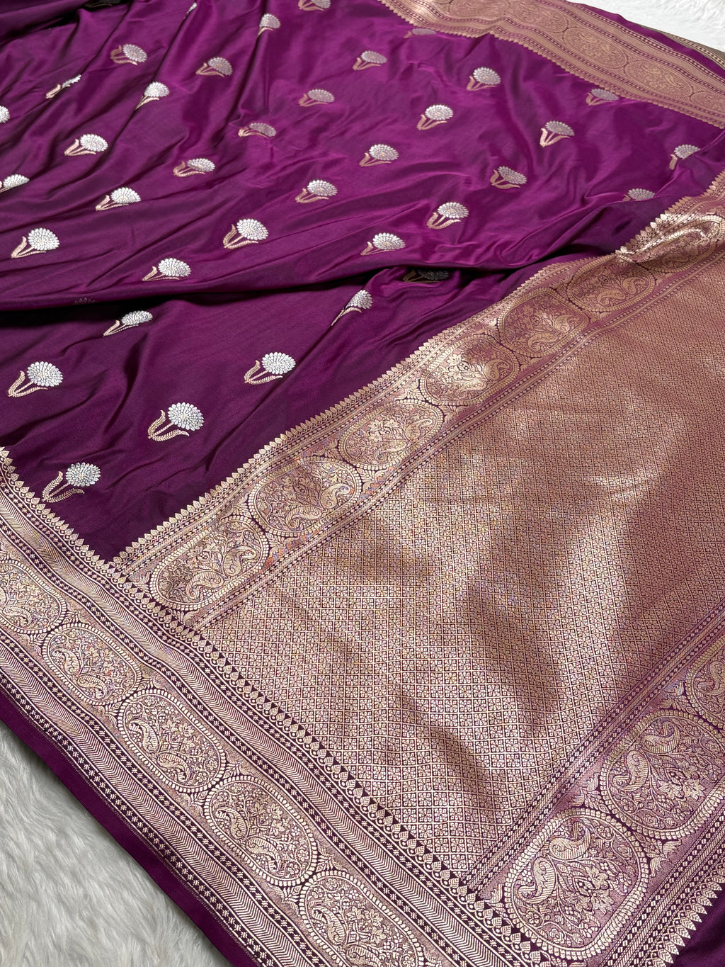Premium Mashru Katan Banarasi Saree