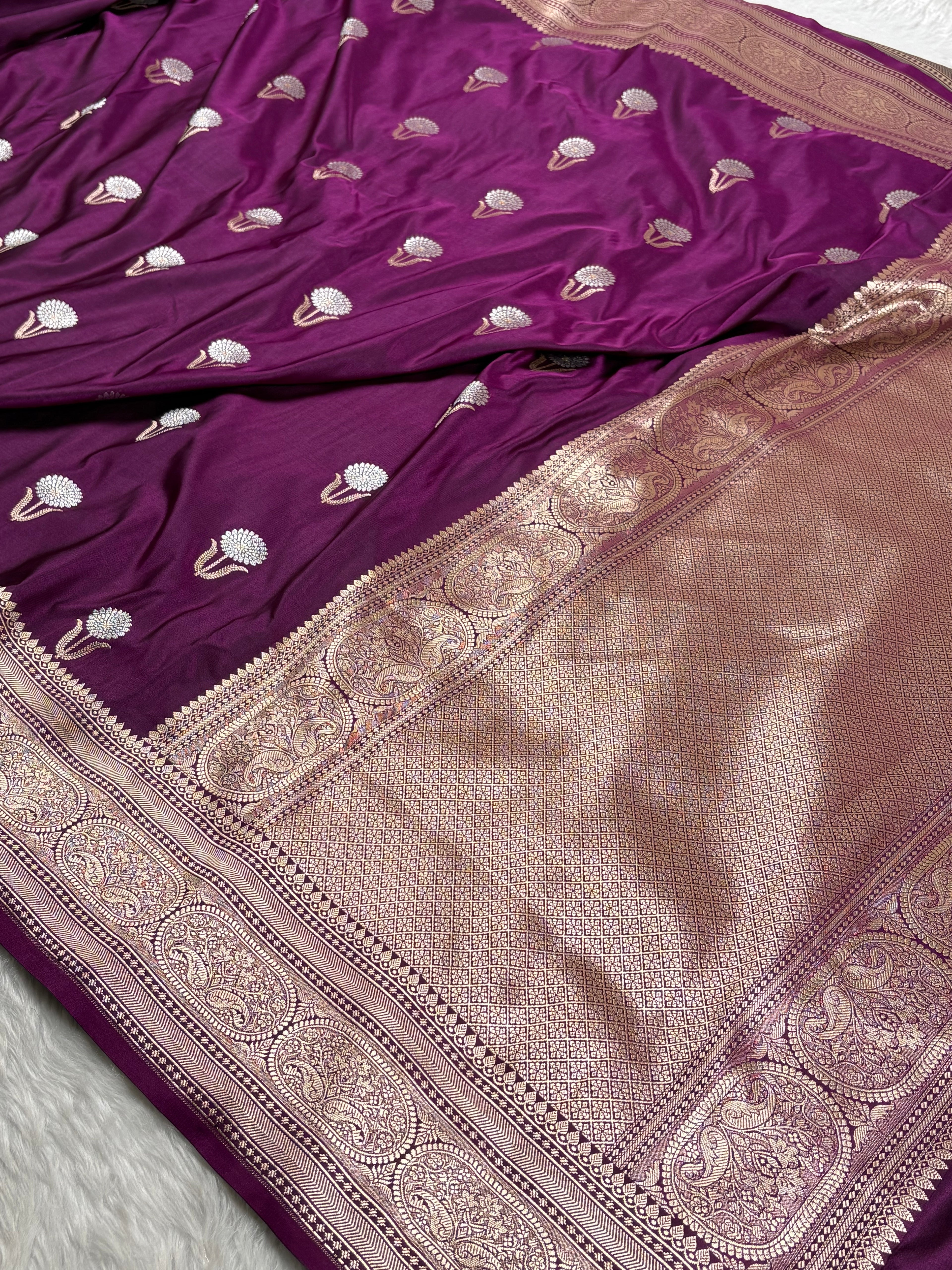 Premium Mashru Katan Banarasi Saree