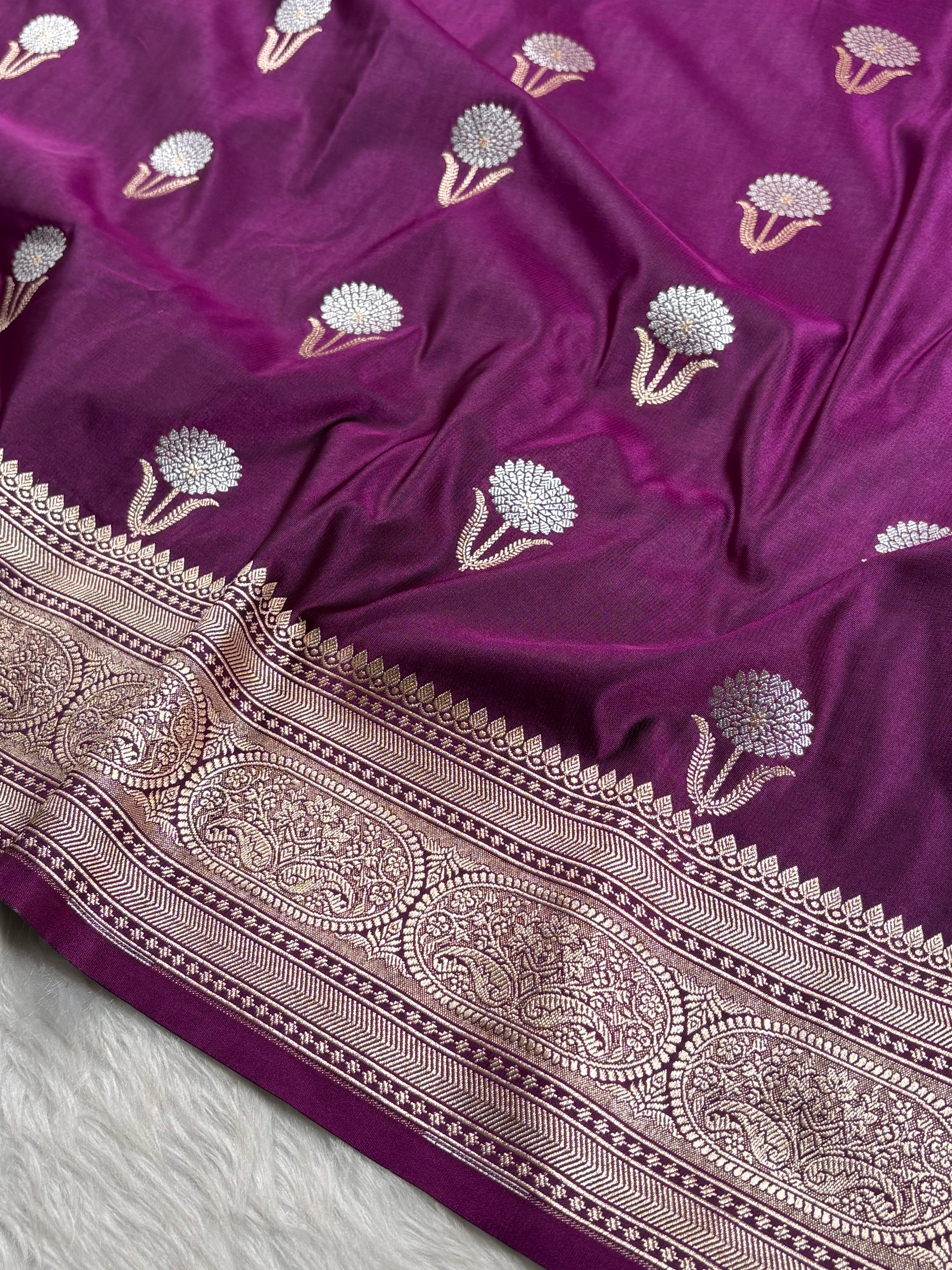 Premium Mashru Katan Banarasi Saree
