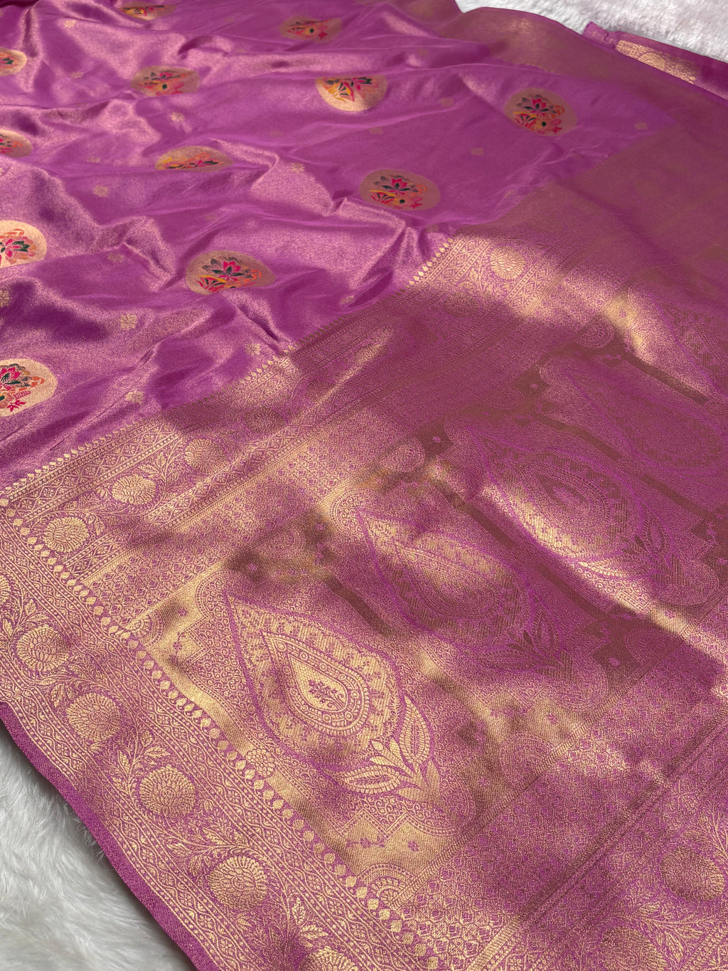 Soft Tishu Paithani Banarasi Saree