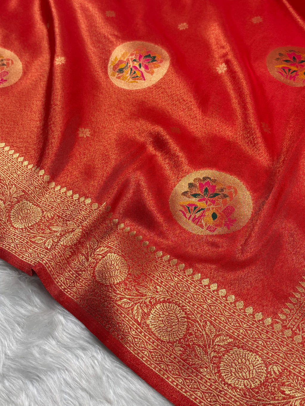 Soft Tishu Paithani Banarasi Saree