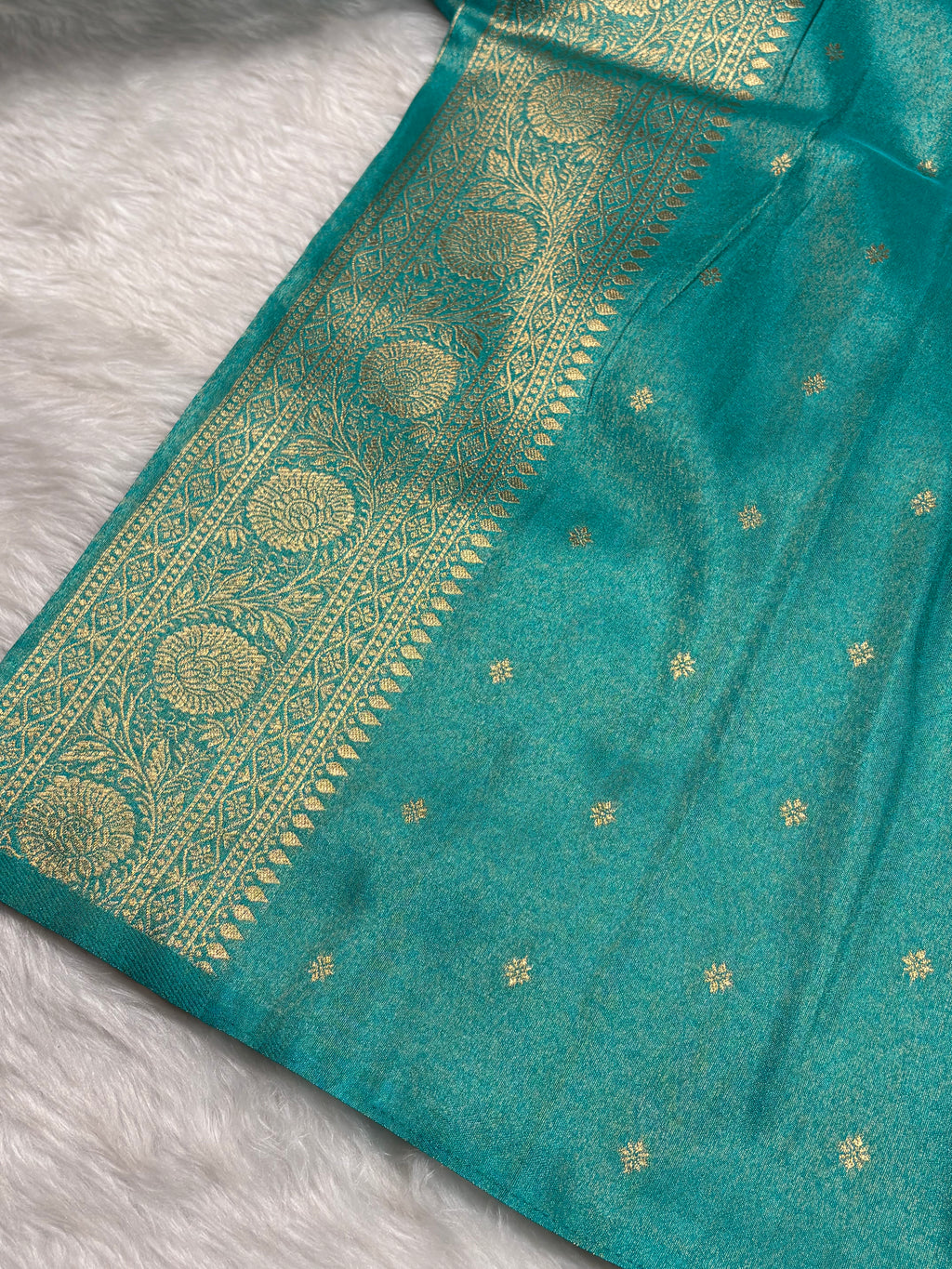 Soft Tishu Paithani Banarasi saree
