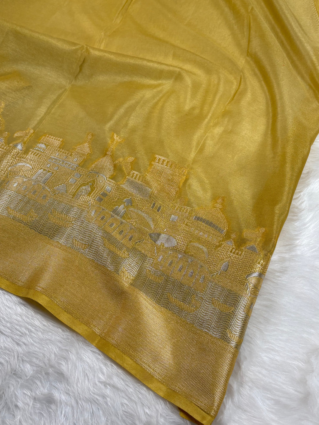 Warm Georgette Silk Banarasi Saree