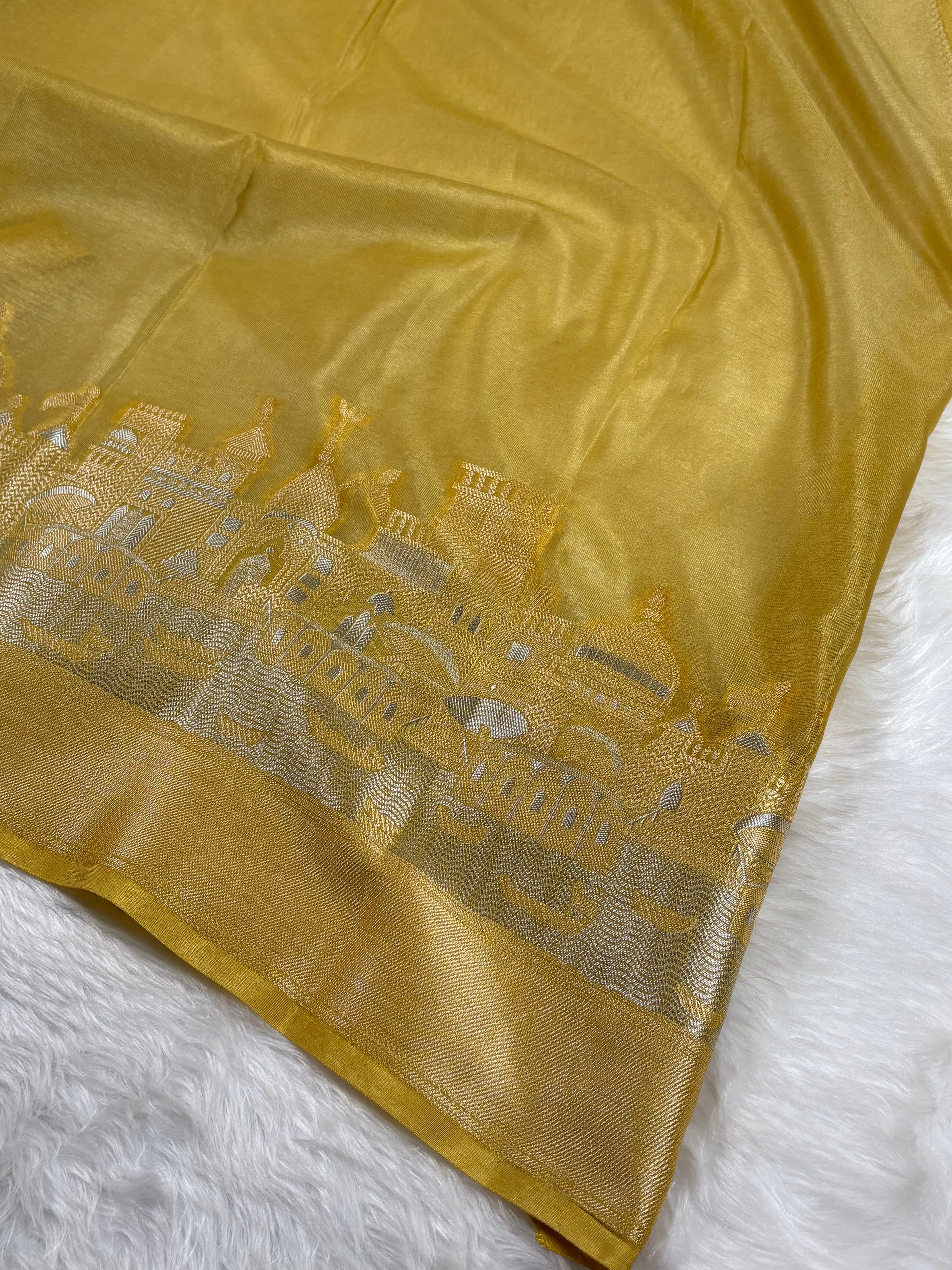 Warm Georgette Silk Banarasi Saree