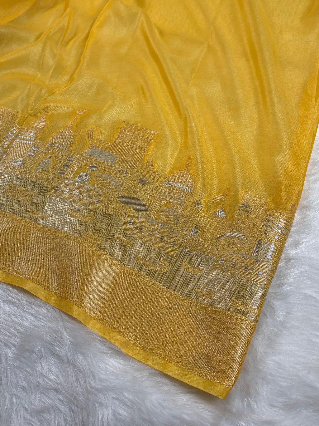 Warm Georgette Silk Banarasi Saree