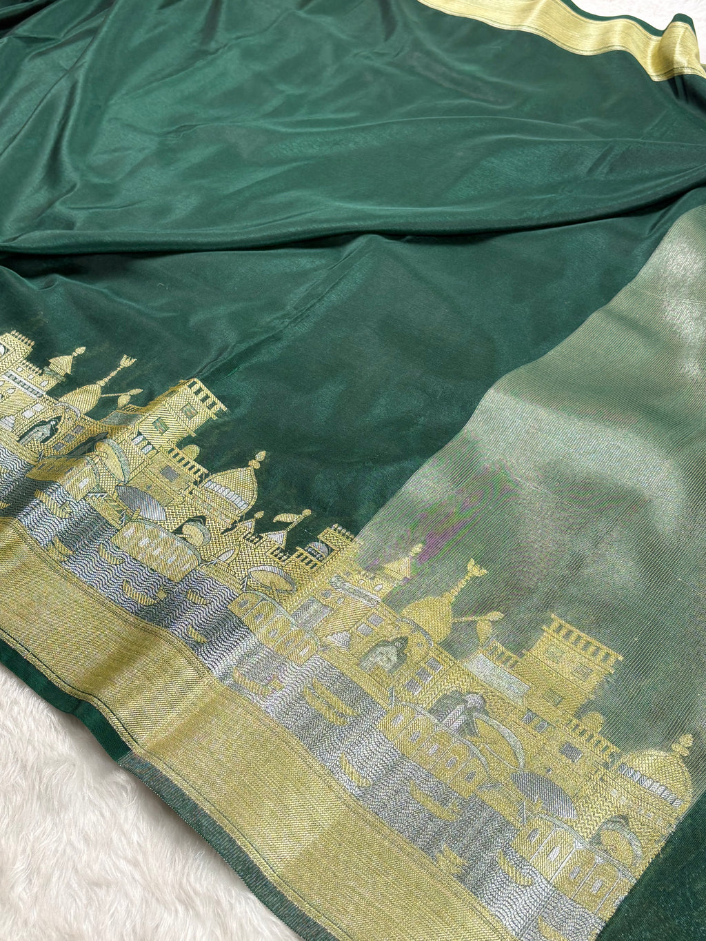 Warm Georgette Silk Banarasi Saree