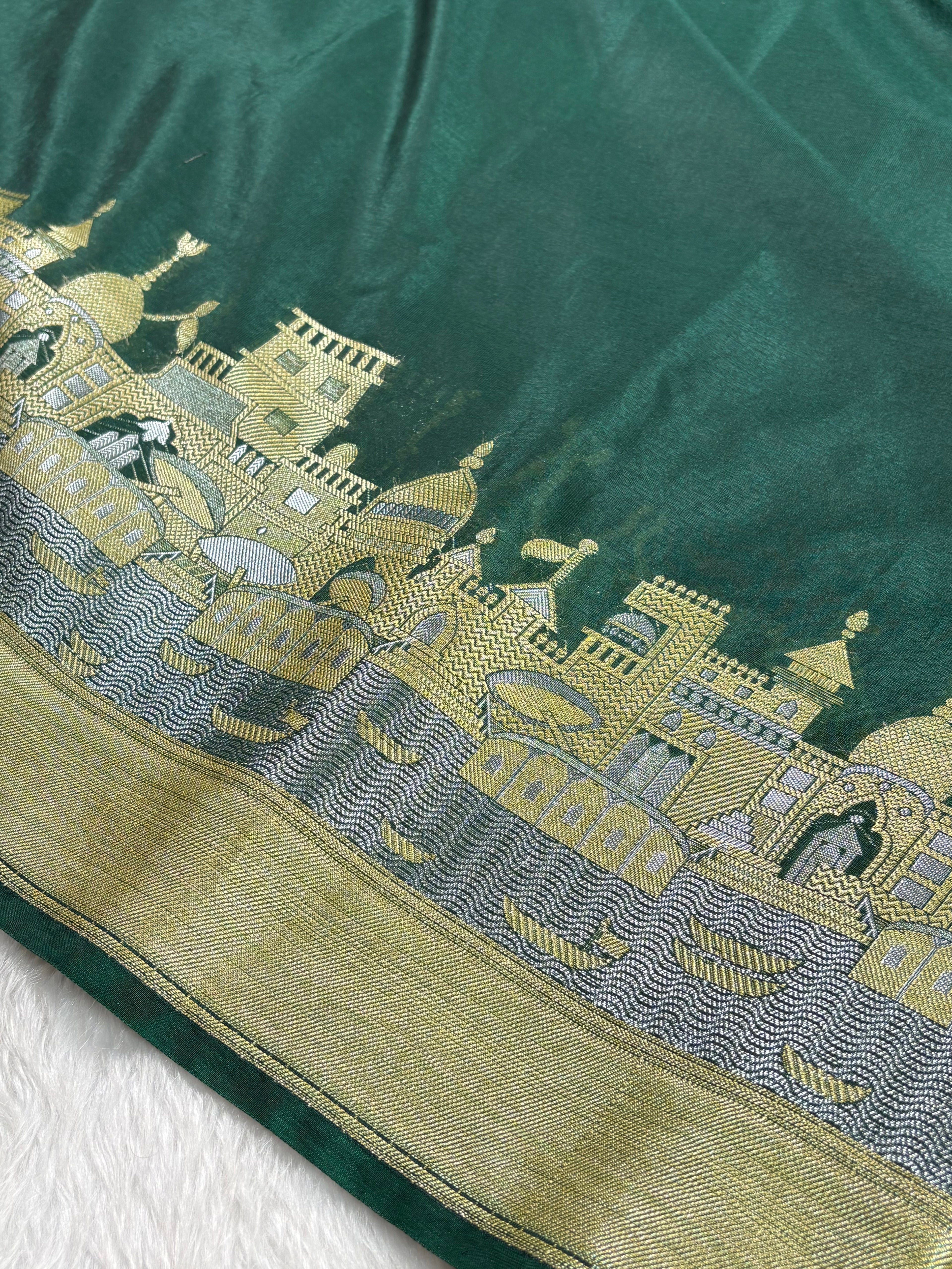 Warm Georgette Silk Banarasi Saree