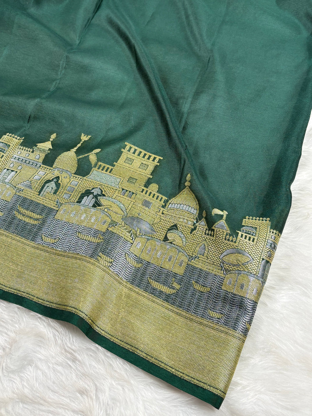 Warm Georgette Silk Banarasi Saree
