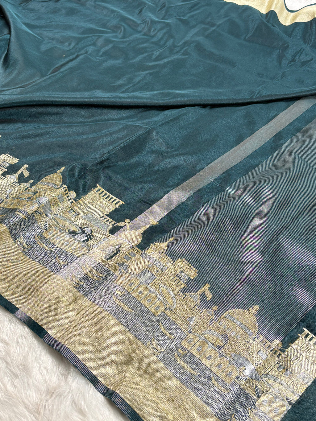 Warm Georgette Silk Banarasi Saree
