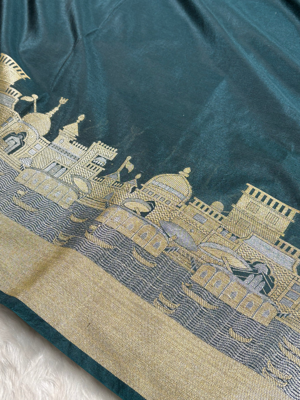 Warm Georgette Silk Banarasi Saree