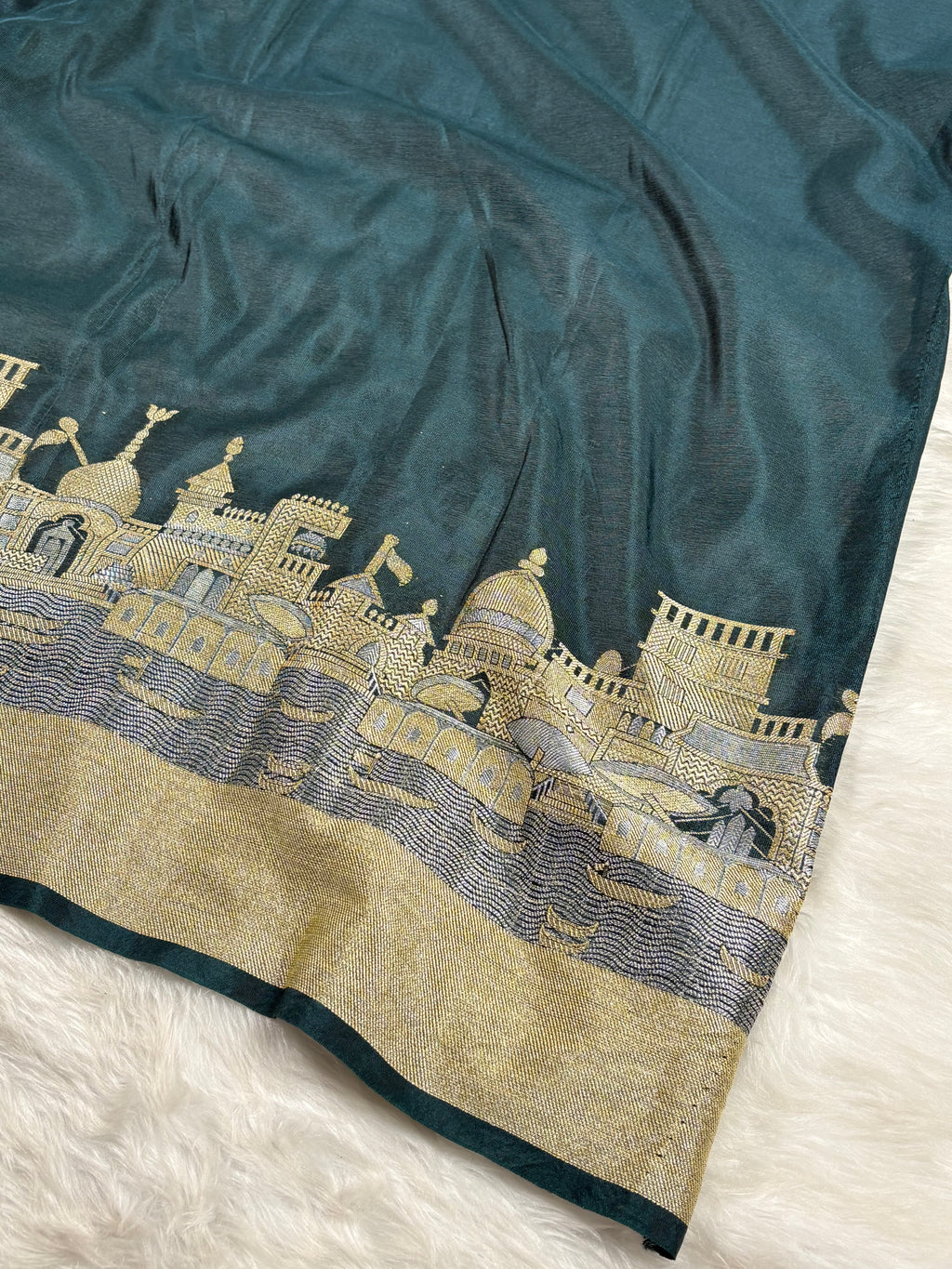 Warm Georgette Silk Banarasi Saree
