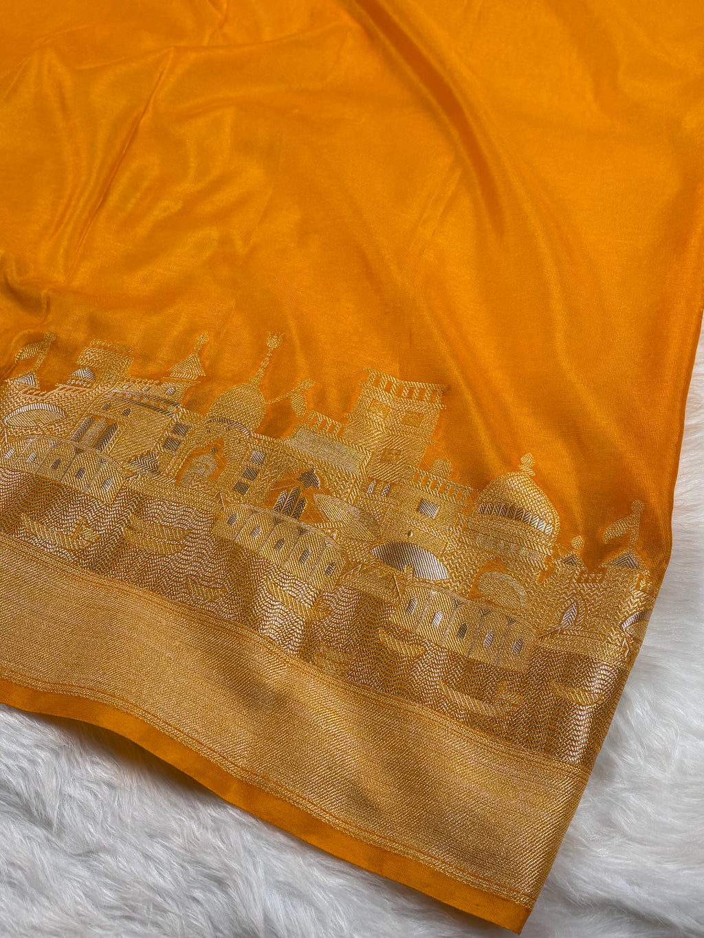 Warm Georgette Silk Banarasi Saree