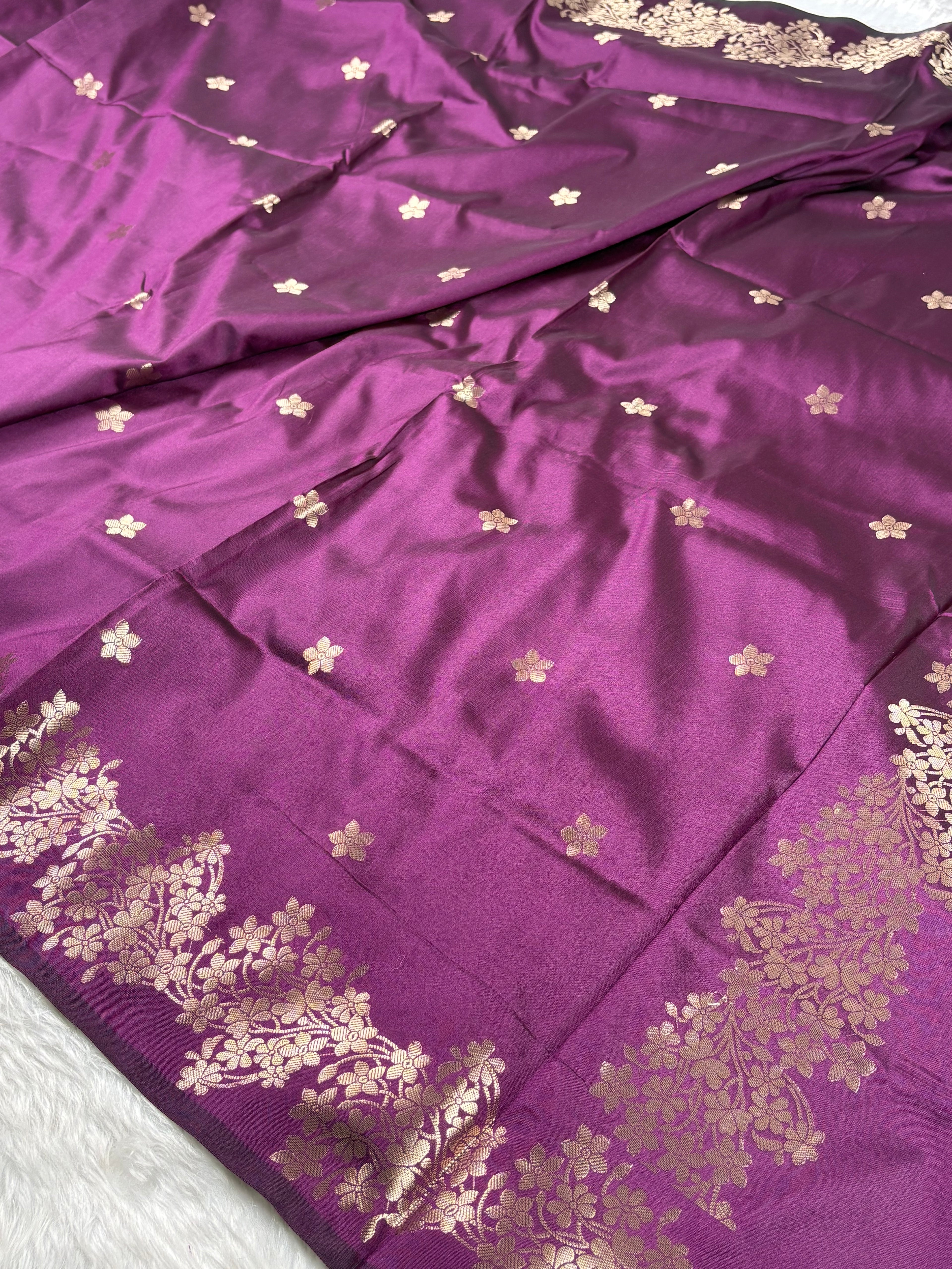 Soft Katan Silk Banarasi Saree