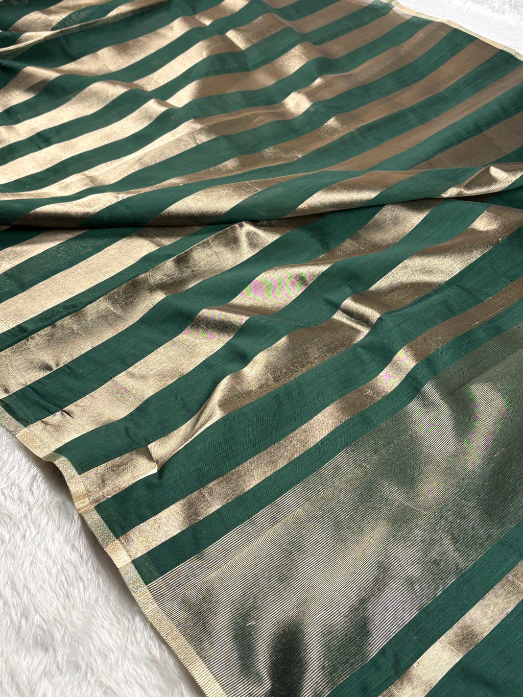 Chanderi Tishu Banarasi Saree