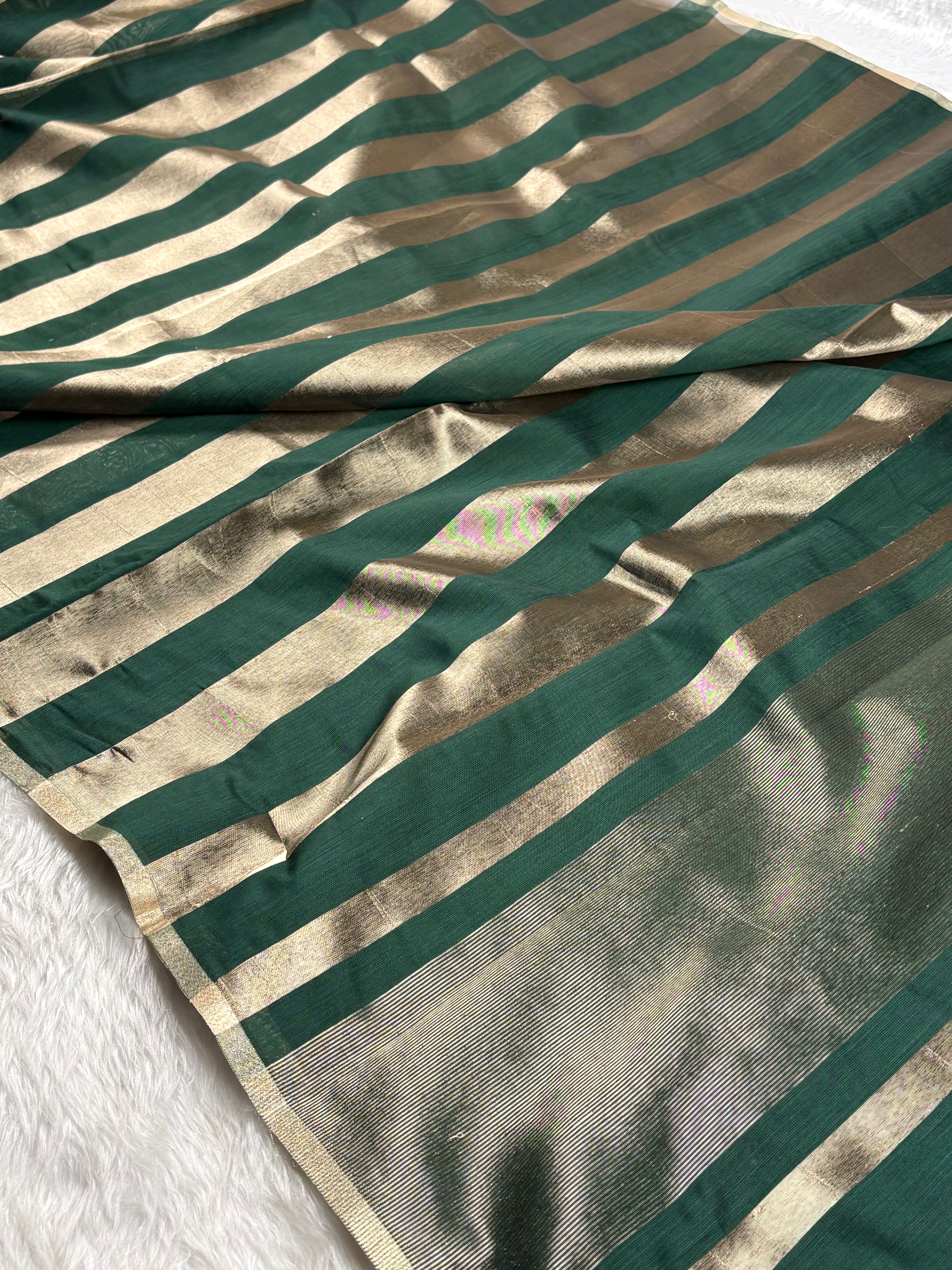 Chanderi Tishu Banarasi Saree