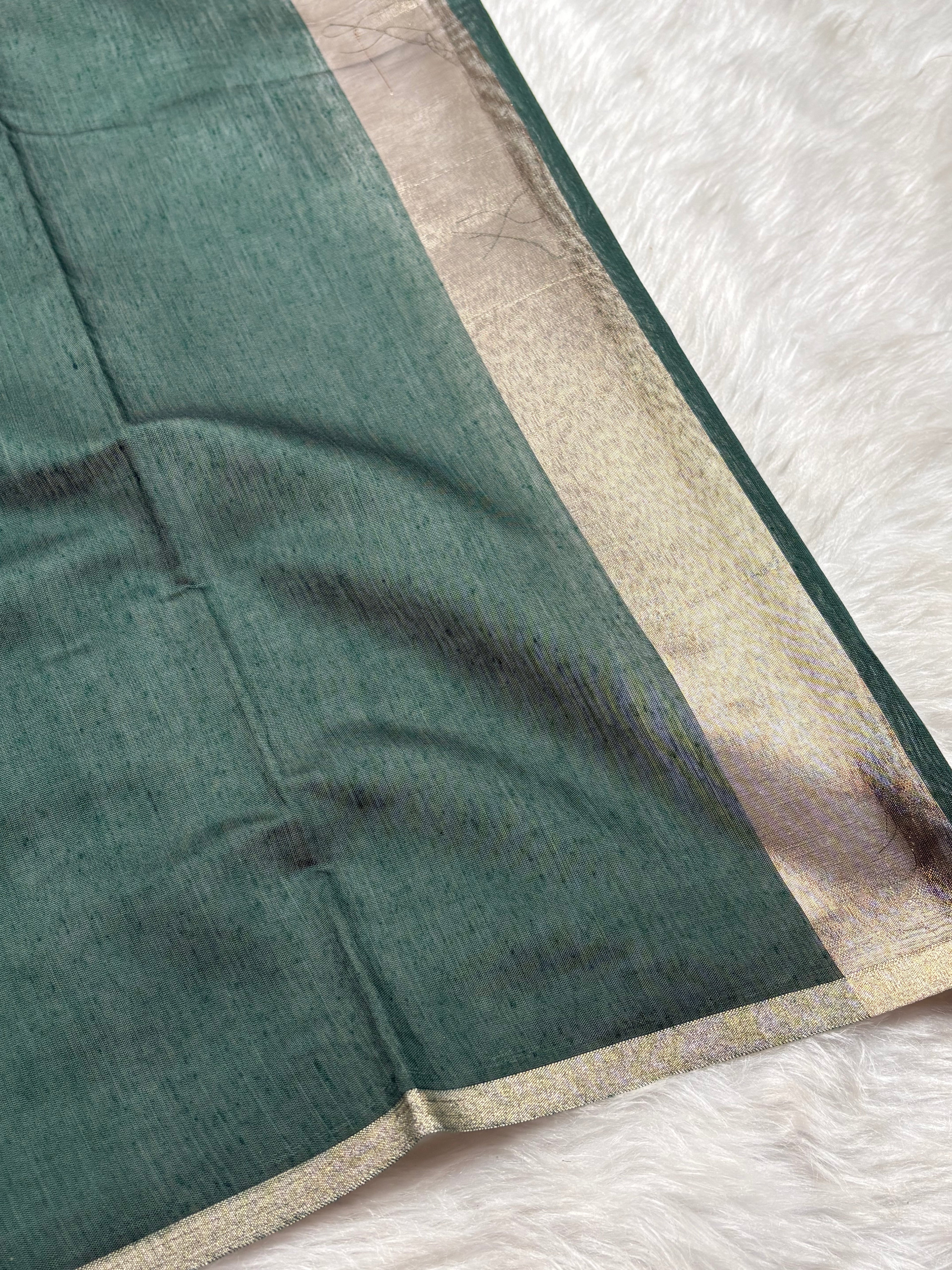 Chanderi Tishu Banarasi Saree