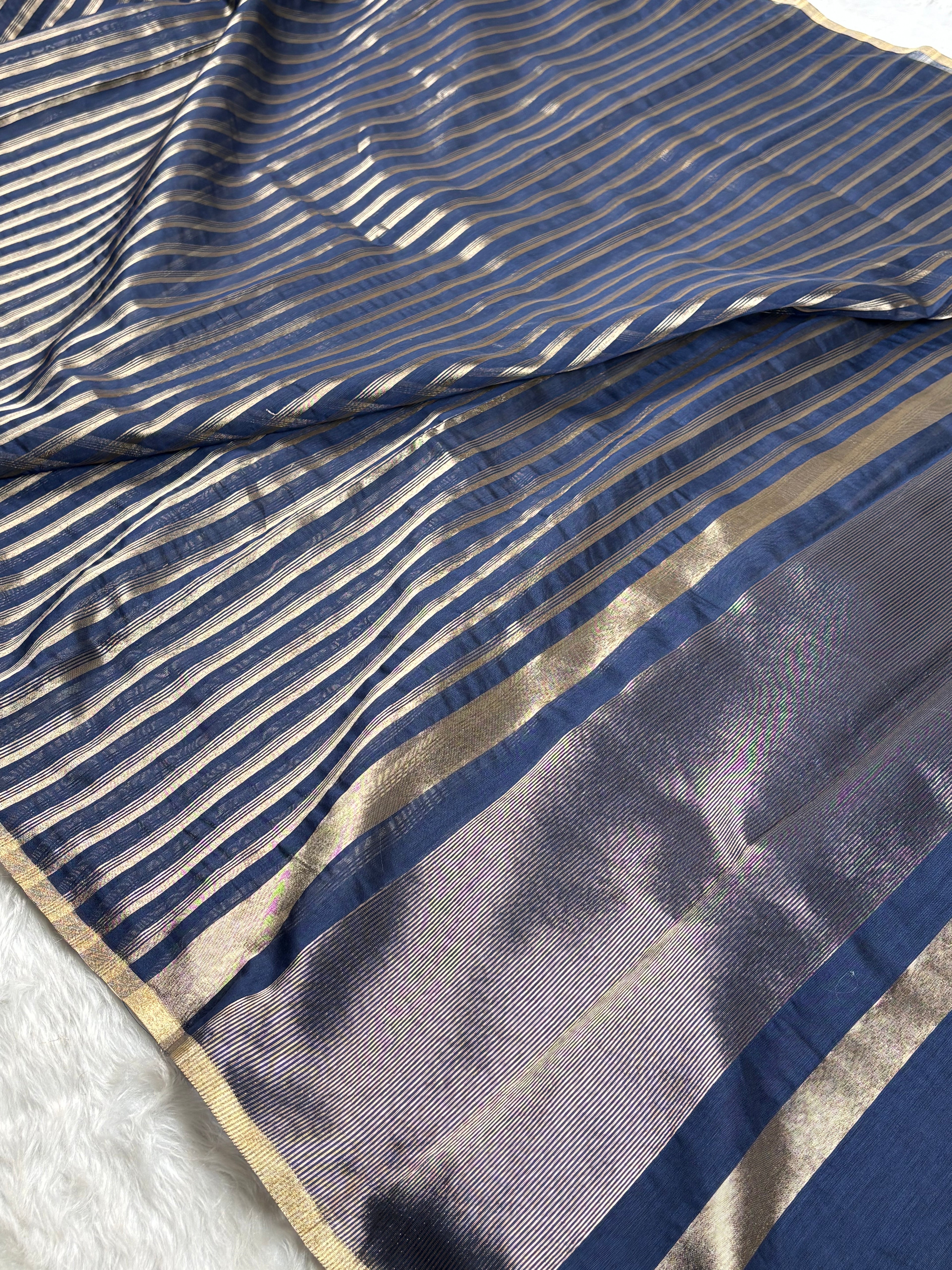 Chanderi Tishu Banarasi Saree