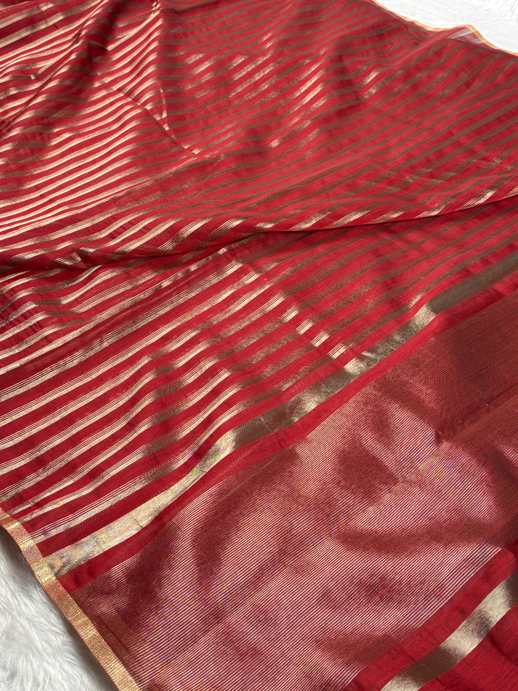 Chanderi Tishu Banarasi Saree