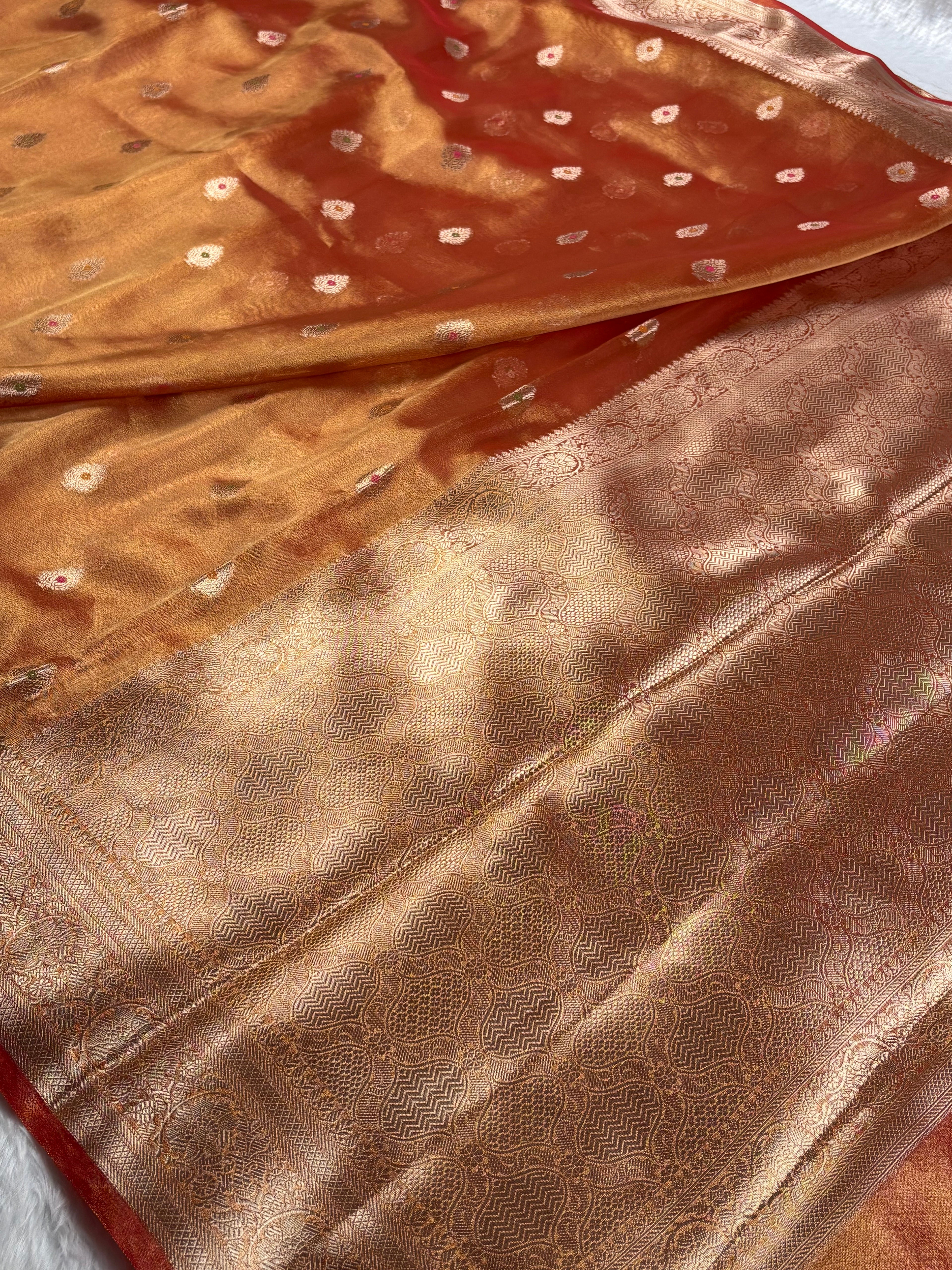 Soft Tishu Silk Banarasi Saree