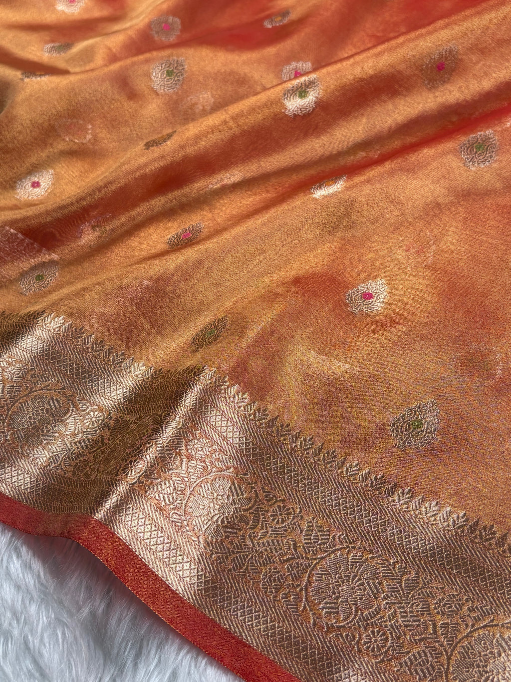 Soft Tishu Silk Banarasi Saree