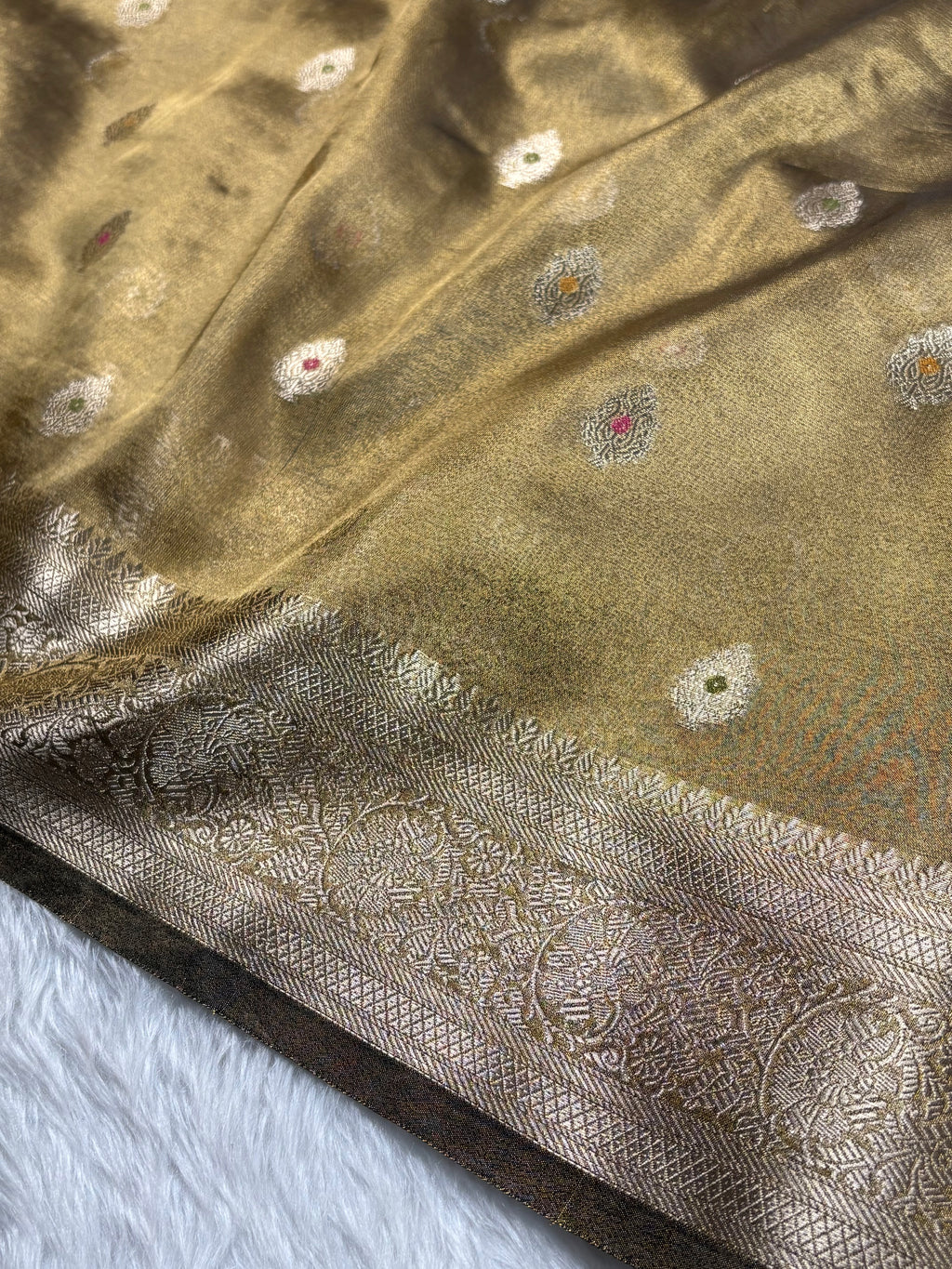 Soft Tishu Silk Banarasi Saree